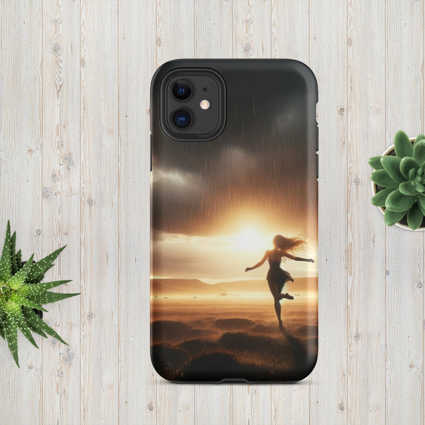 The Hologram Hook Up Matte / iPhone 11 Rain Dancer Tough Case for iPhone®