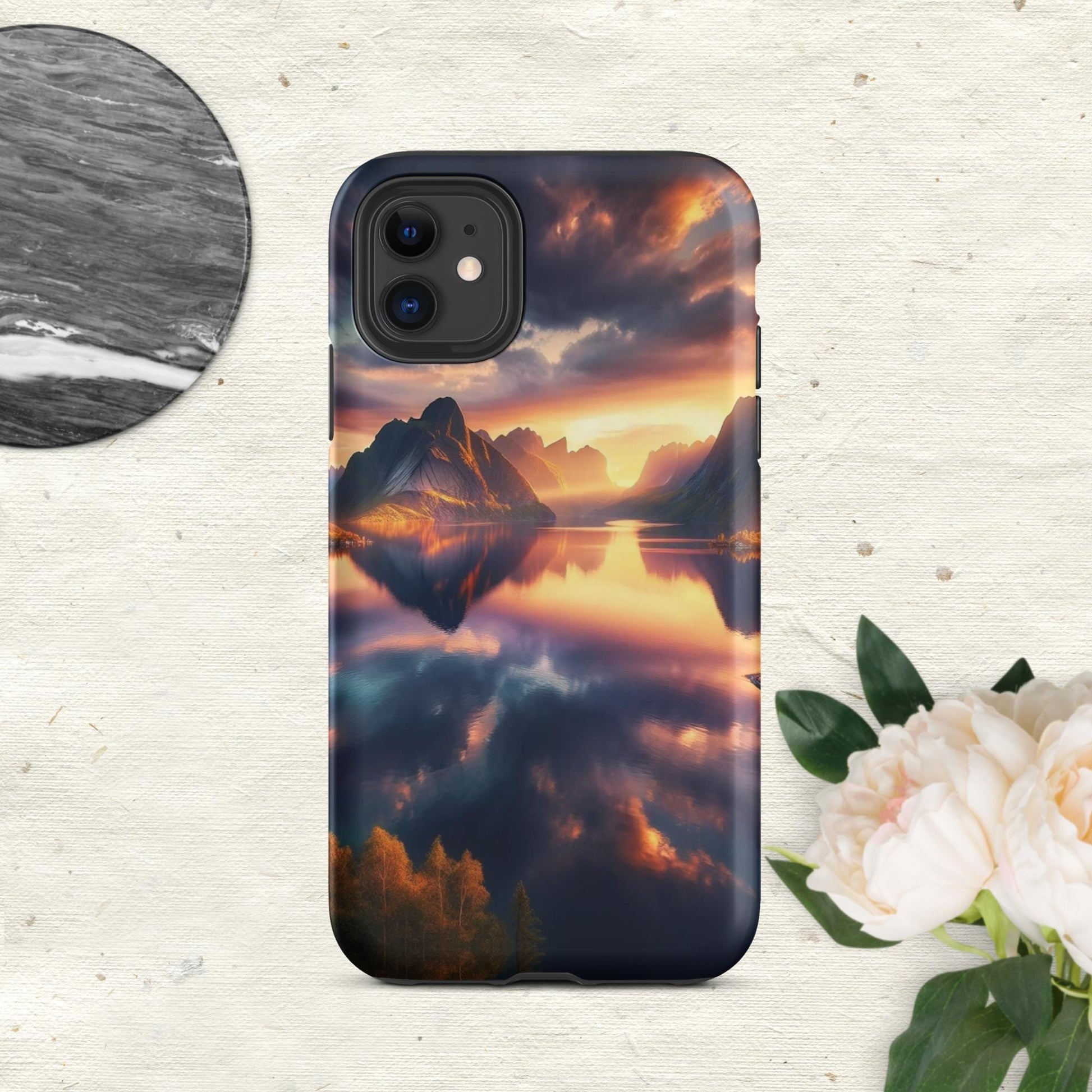 The Hologram Hook Up Matte / iPhone 11 Rivers of Reflection Tough Case for iPhone®