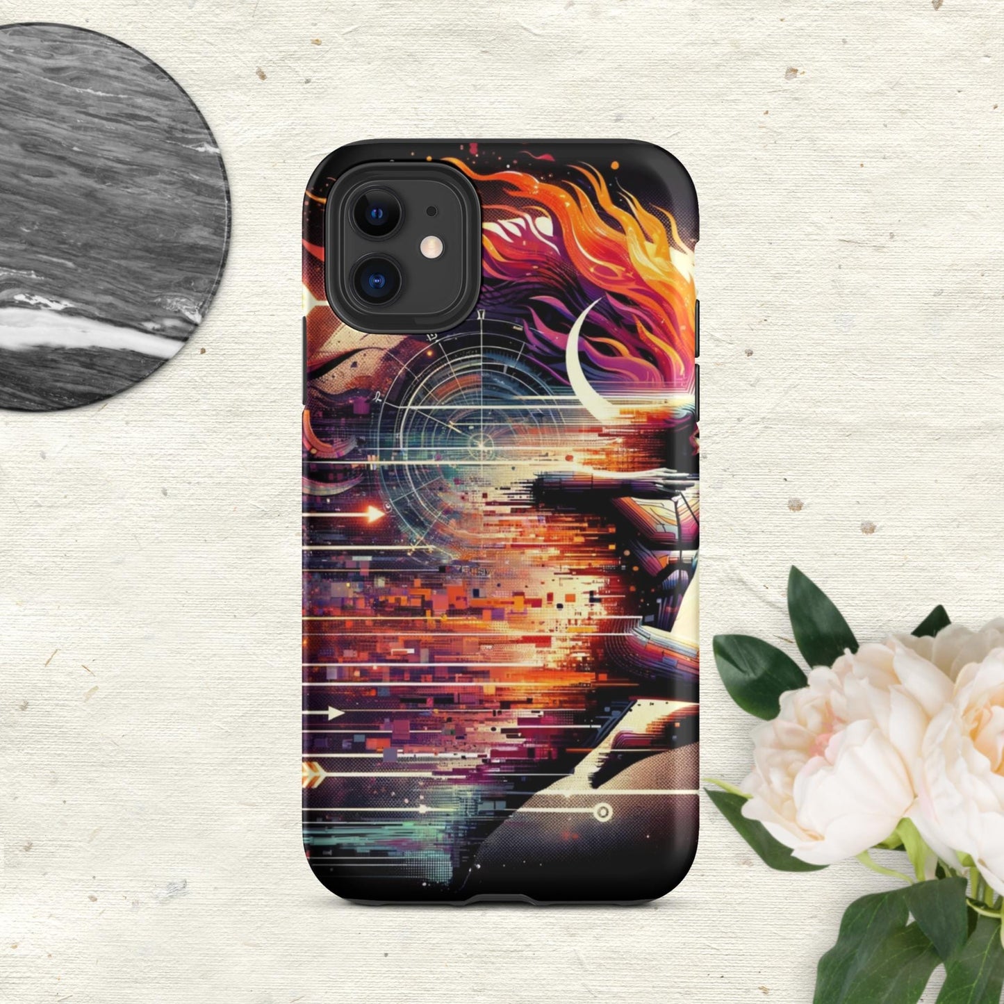 The Hologram Hook Up Matte / iPhone 11 Sagittarius Tough Case for iPhone®