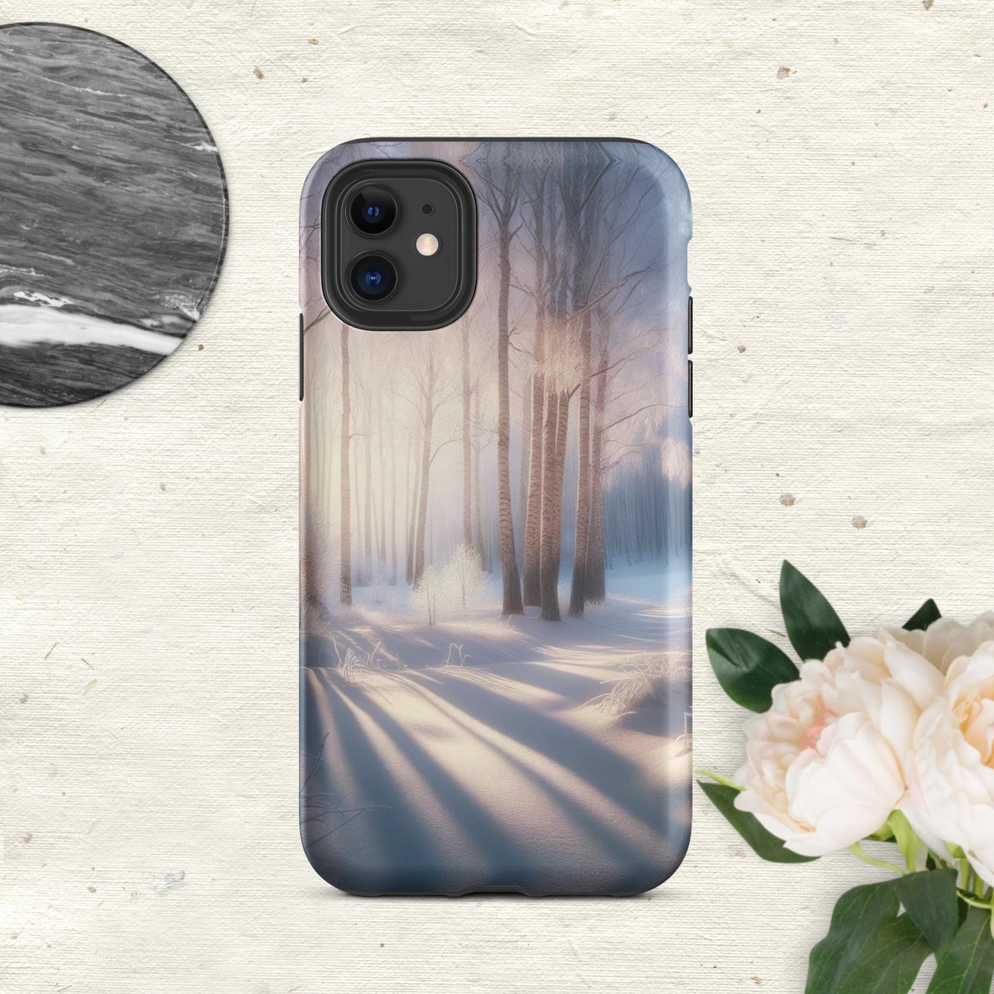The Hologram Hook Up Matte / iPhone 11 Snowy Escapade Tough Case for iPhone®