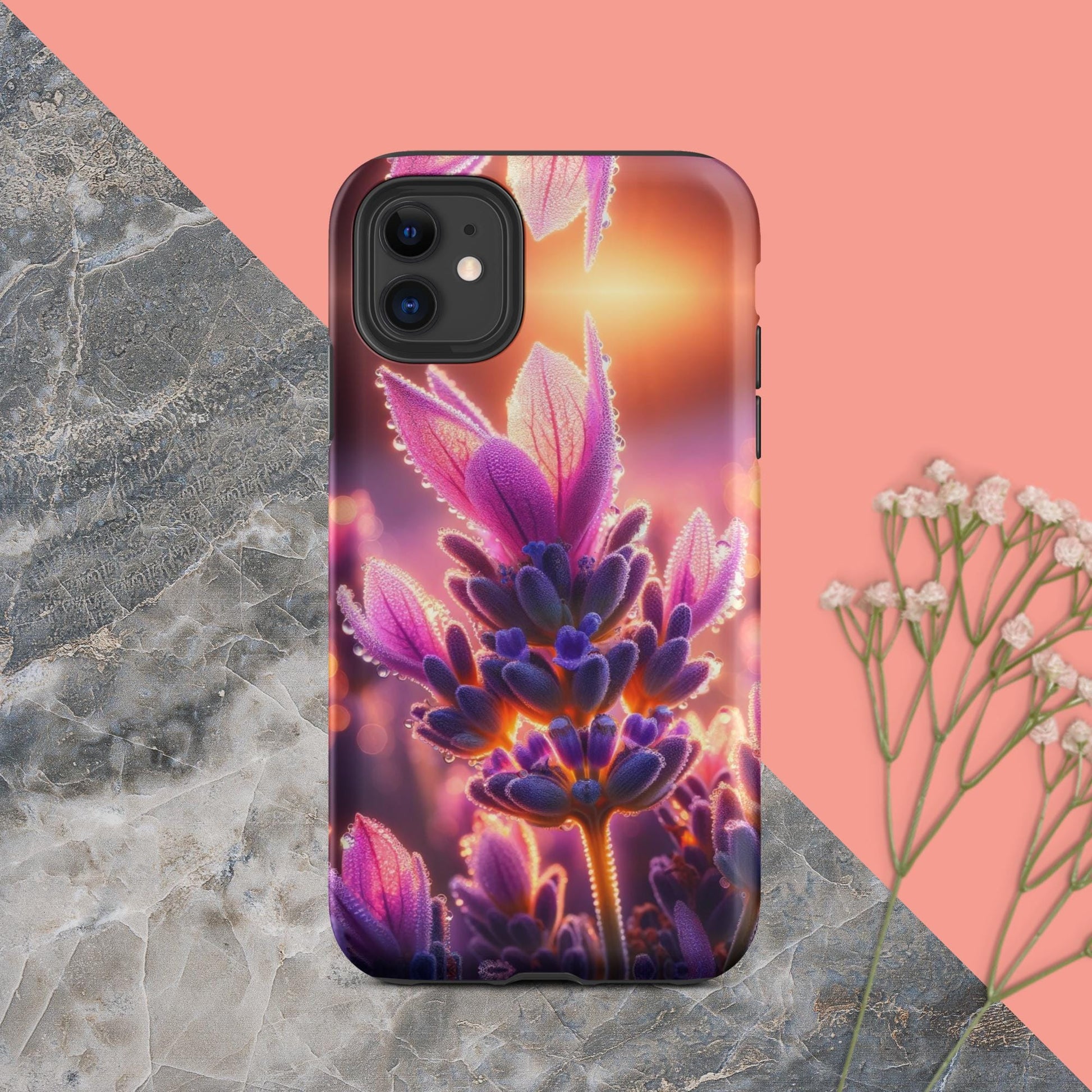 The Hologram Hook Up Matte / iPhone 11 Sunrise Lavender Tough Case for iPhone®