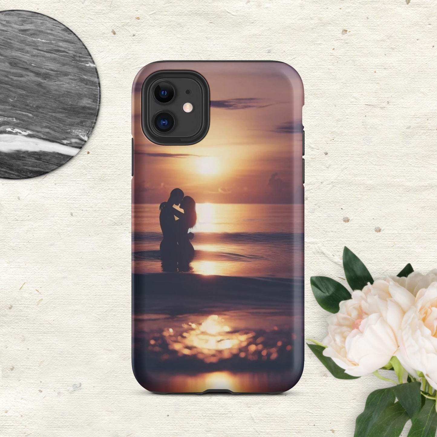 The Hologram Hook Up Matte / iPhone 11 Sunset Love Tough Case for iPhone®