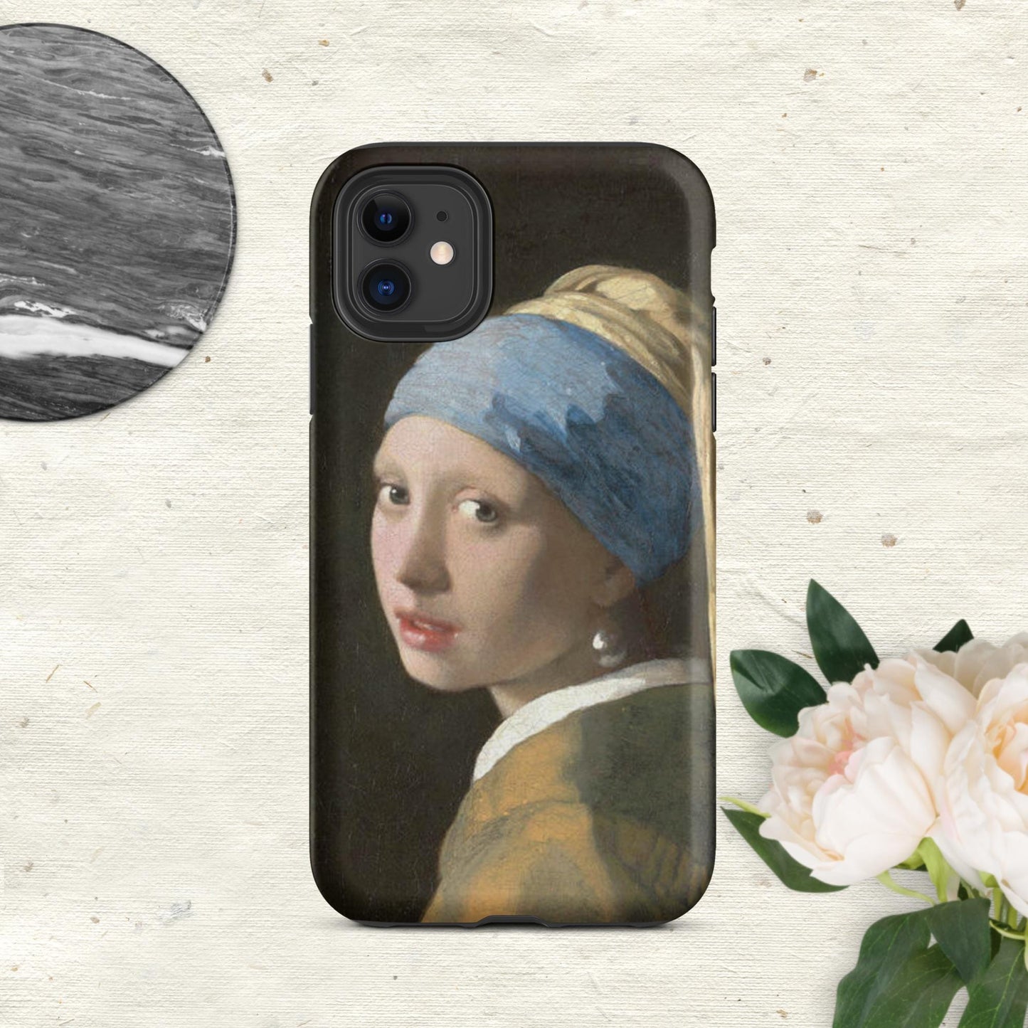 The Hologram Hook Up Matte / iPhone 11 Vermeer's Pearl Tough Case for iPhone®