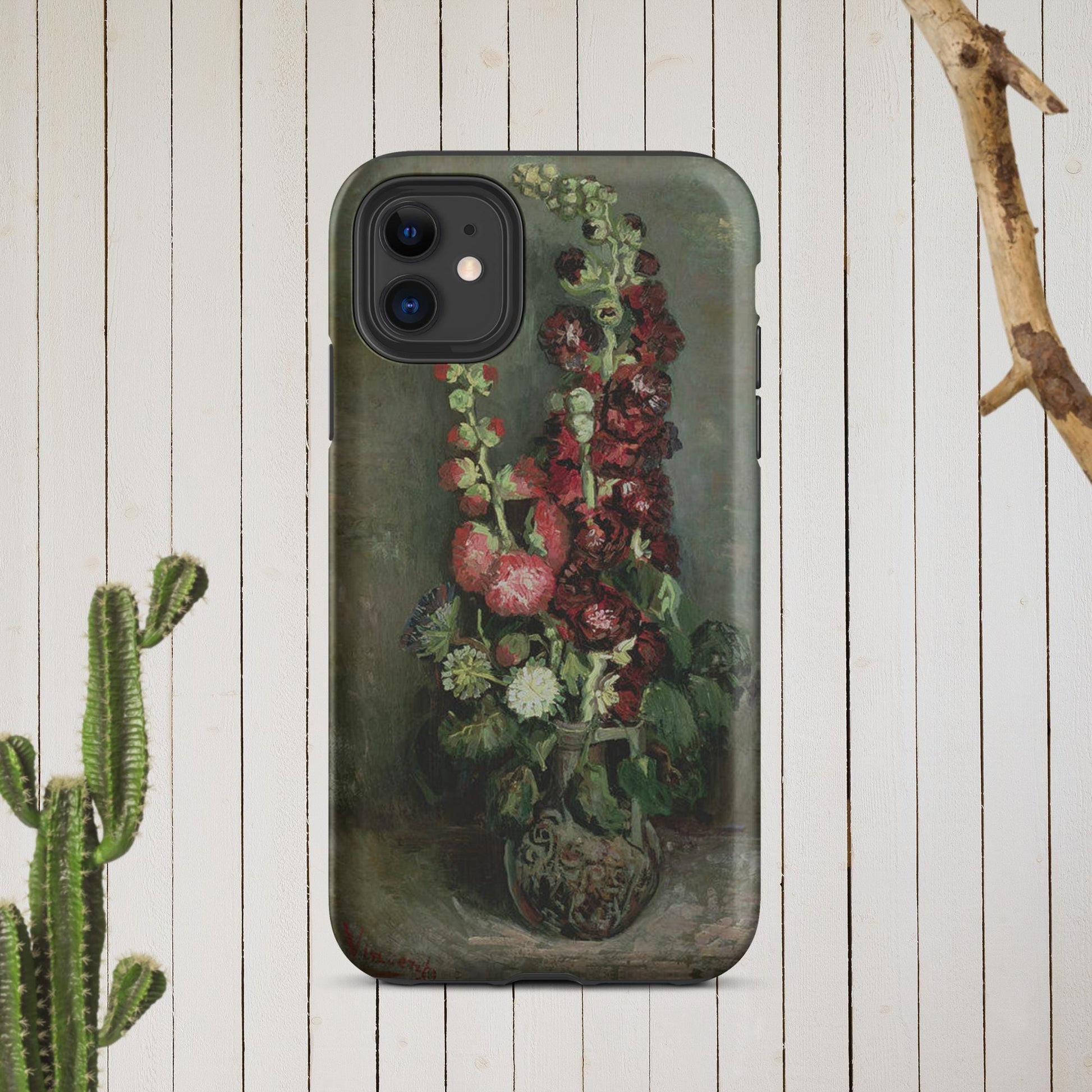 The Hologram Hook Up Matte / iPhone 11 Vincent's Hollyhocks Tough Case for iPhone®