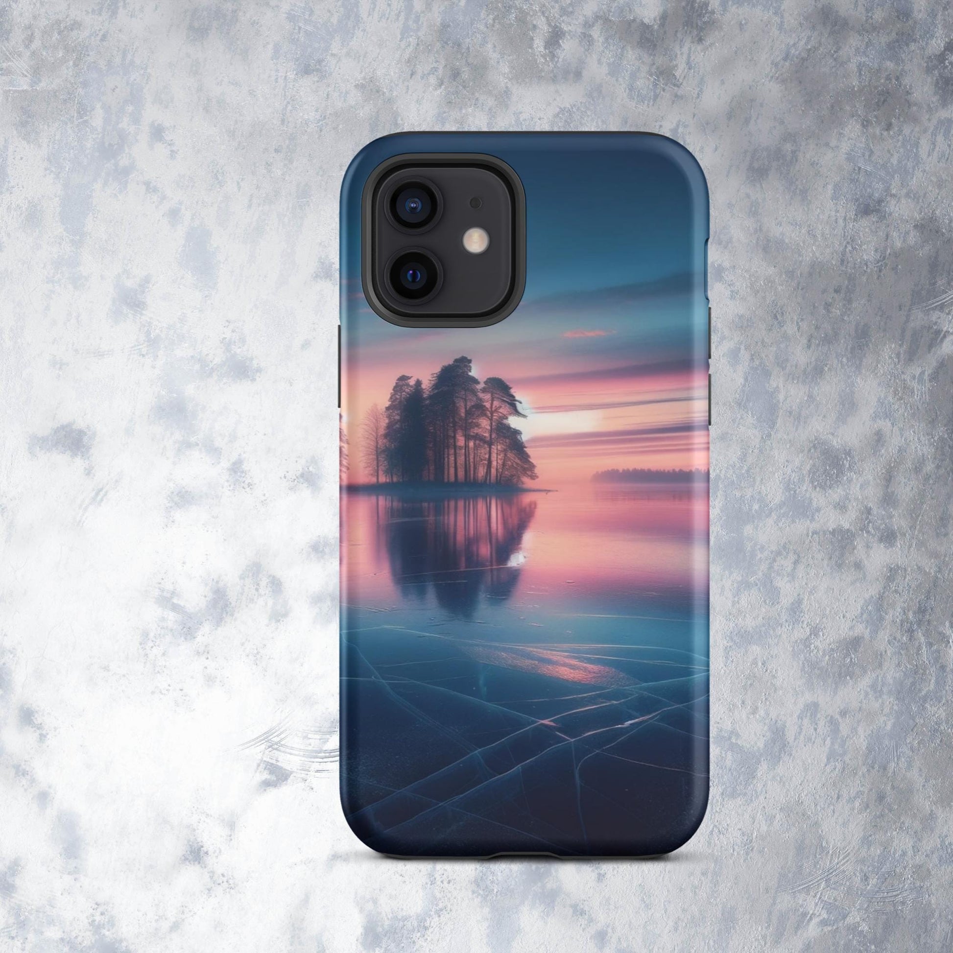 The Hologram Hook Up Matte / iPhone 12 Beauty On Ice Tough Case for iPhone®
