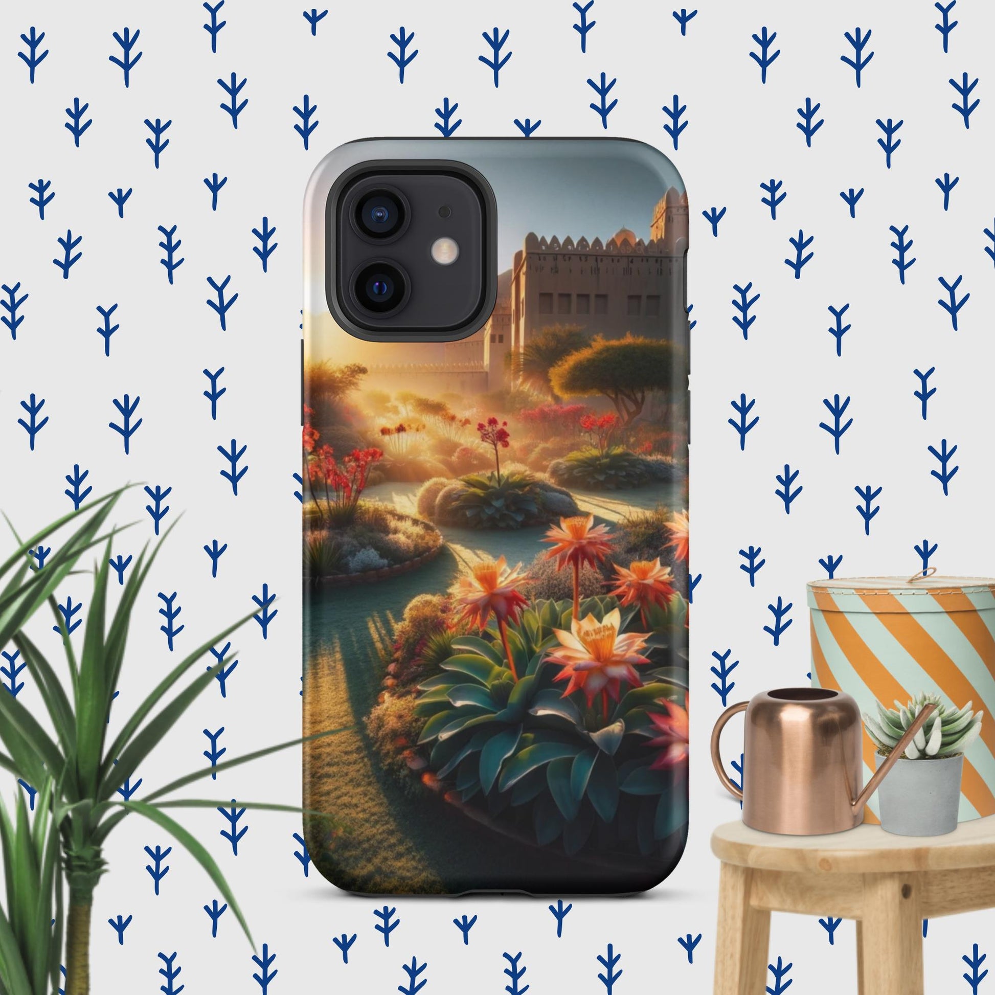 The Hologram Hook Up Matte / iPhone 12 Enchanted Gardens Tough Case for iPhone®