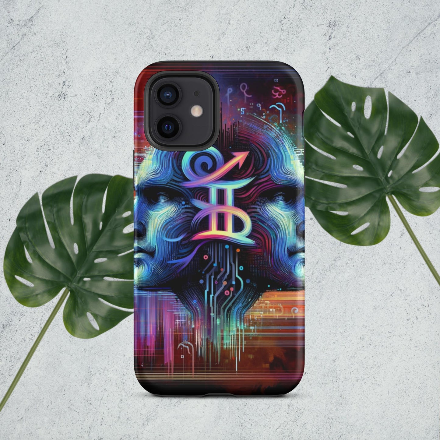 The Hologram Hook Up Matte / iPhone 12 Gemini Tough Case for iPhone®