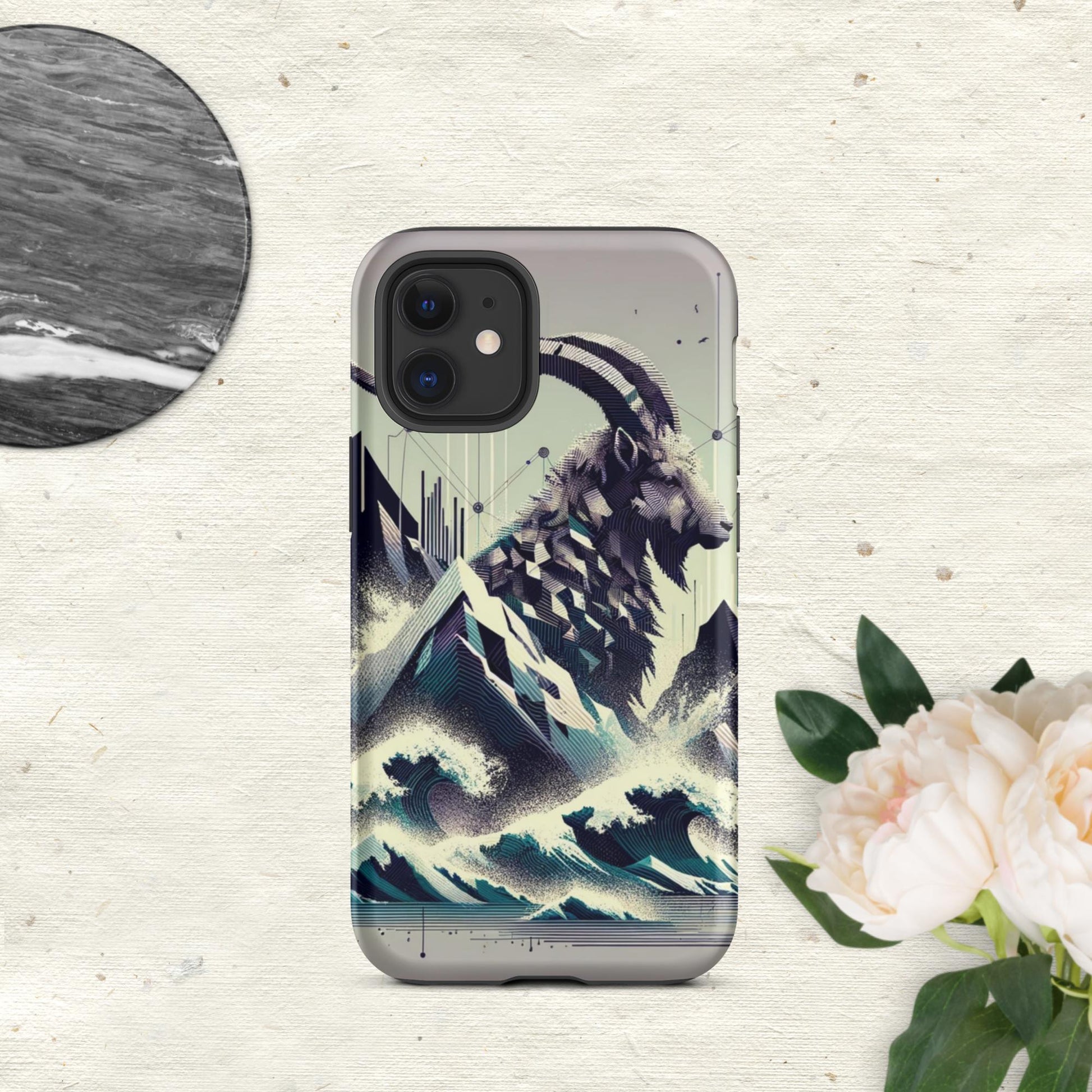 The Hologram Hook Up Matte / iPhone 12 mini Capricorn Tough Case for iPhone®
