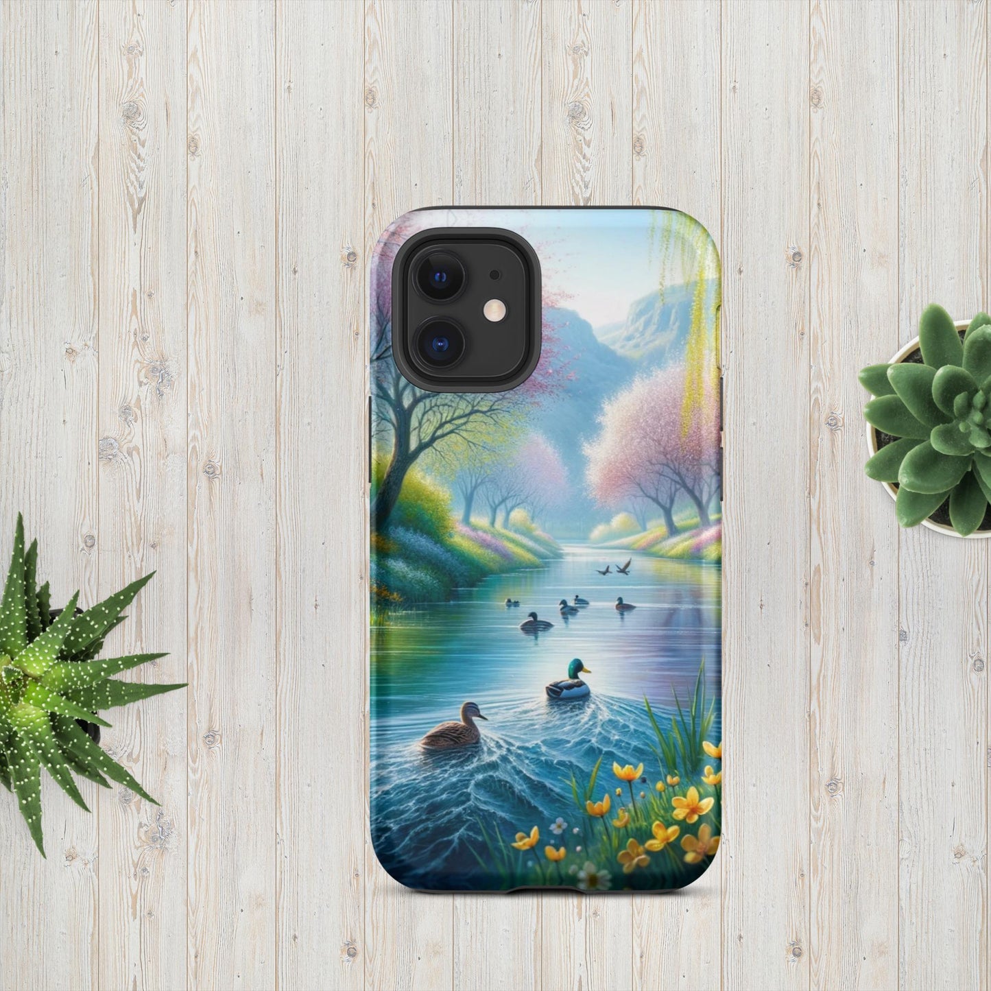 The Hologram Hook Up Matte / iPhone 12 mini Duck's Haven Tough Case for iPhone®