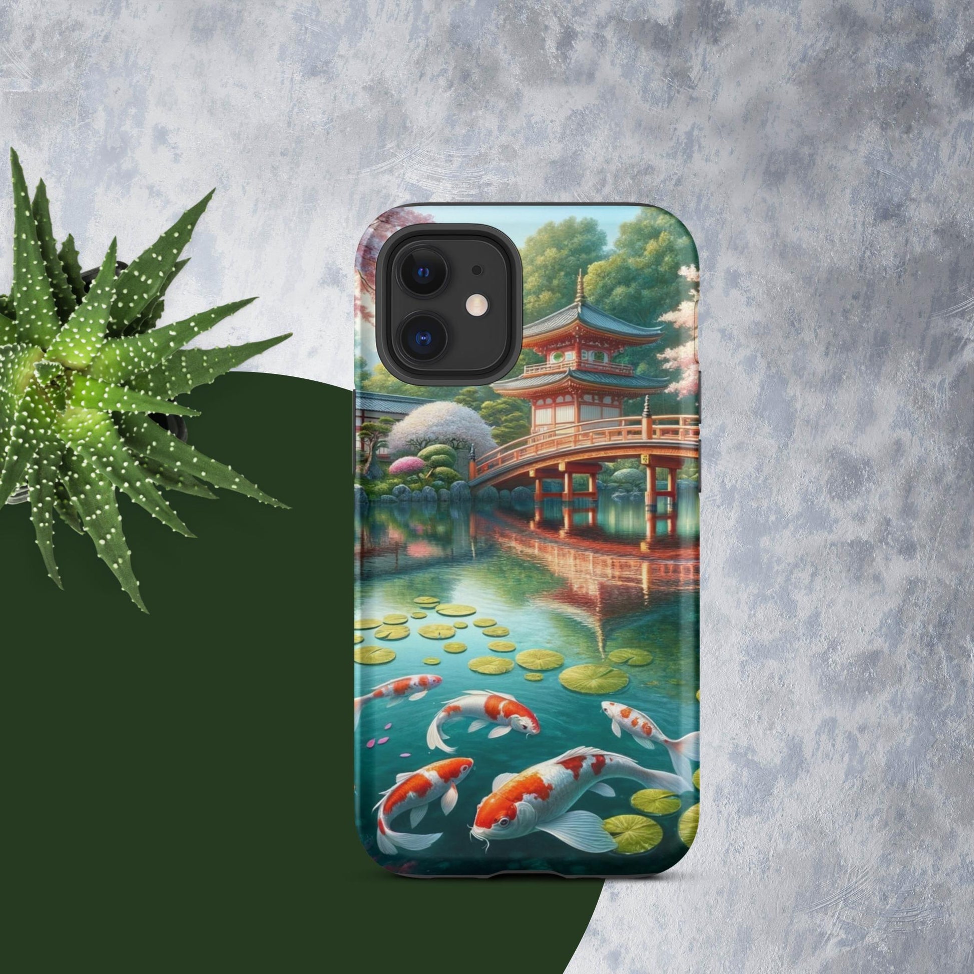 The Hologram Hook Up Matte / iPhone 12 mini Koi Paradise Tough Case for iPhone®