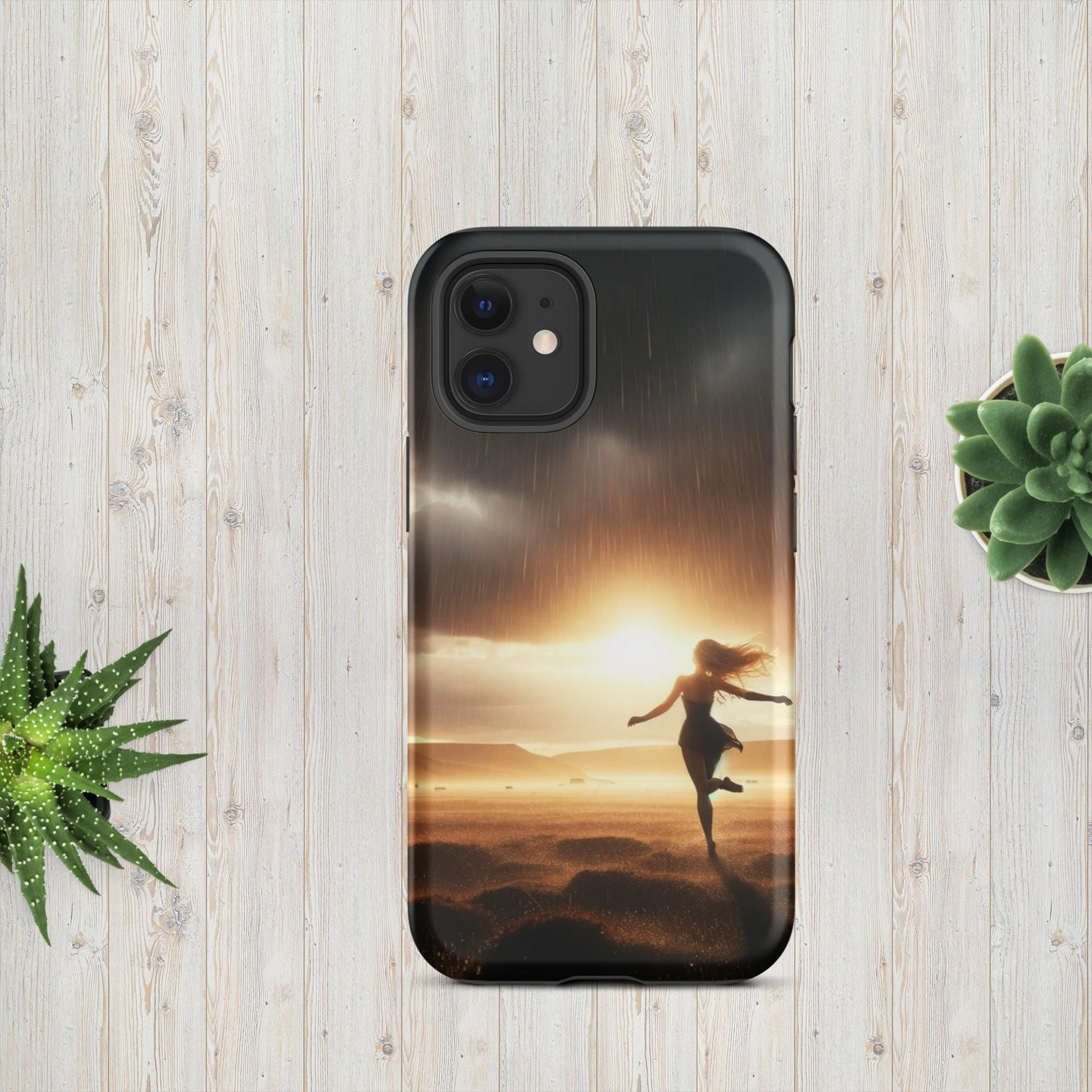 The Hologram Hook Up Matte / iPhone 12 mini Rain Dancer Tough Case for iPhone®