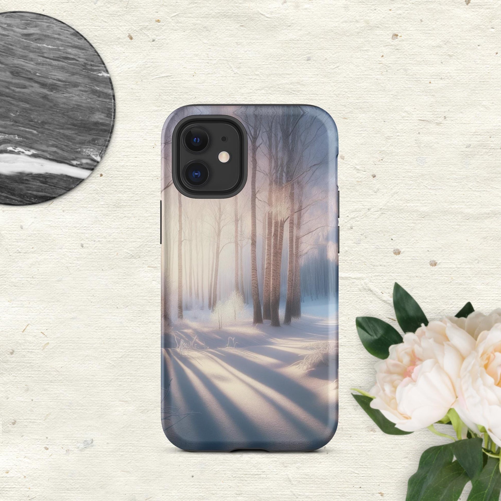 The Hologram Hook Up Matte / iPhone 12 mini Snowy Escapade Tough Case for iPhone®