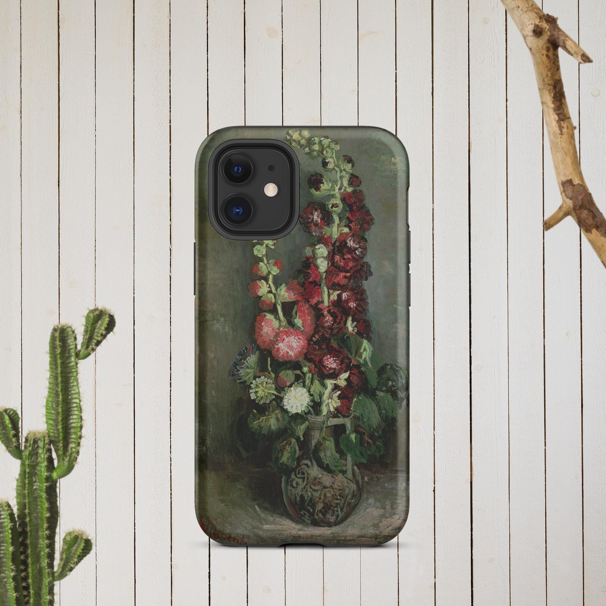 The Hologram Hook Up Matte / iPhone 12 mini Vincent's Hollyhocks Tough Case for iPhone®