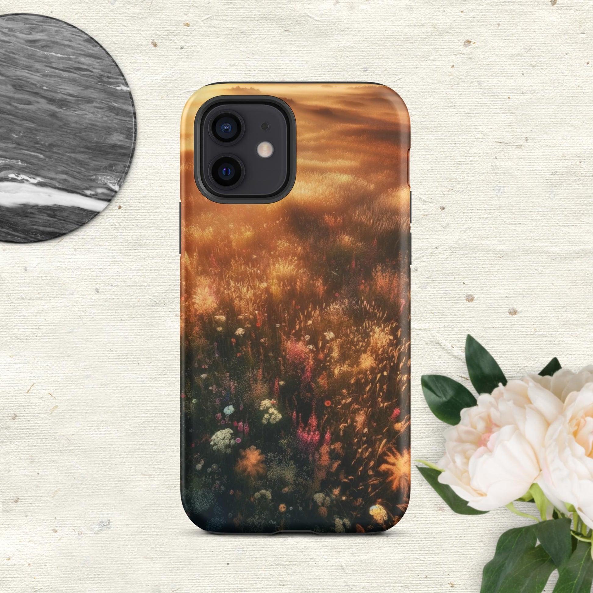 The Hologram Hook Up Matte / iPhone 12 Morning Meadows Tough Case for iPhone®