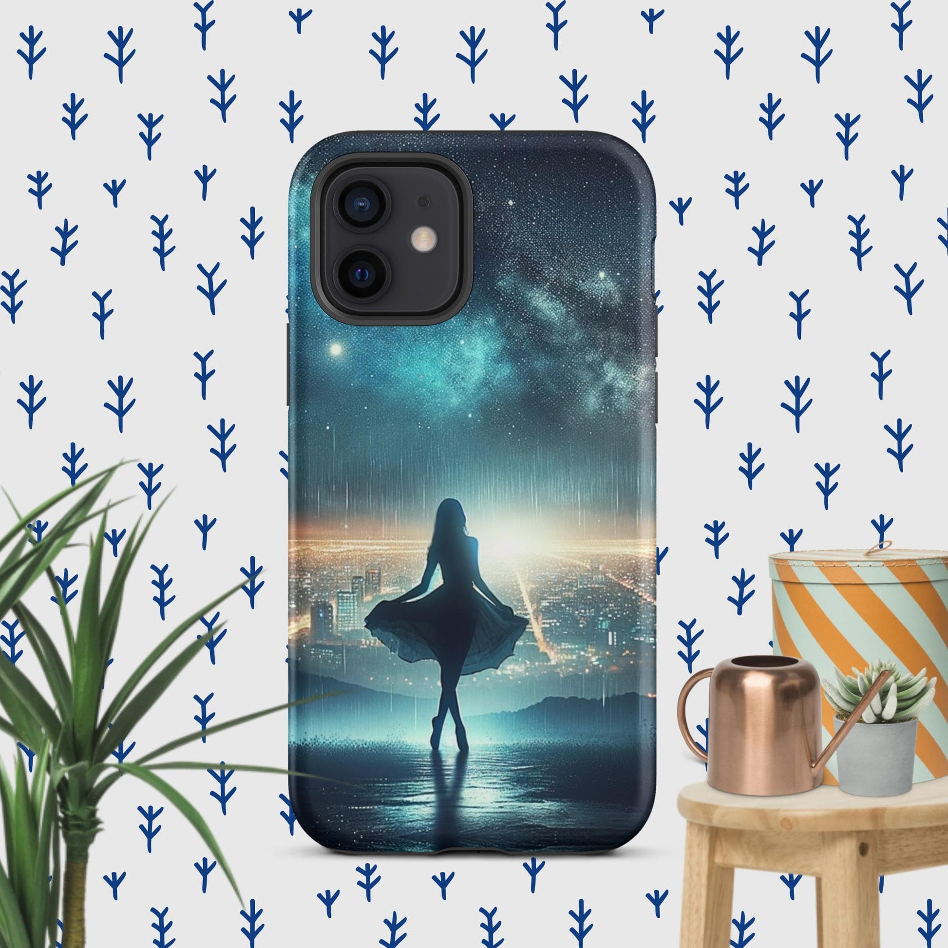 The Hologram Hook Up Matte / iPhone 12 Night Dance Tough Case for iPhone®