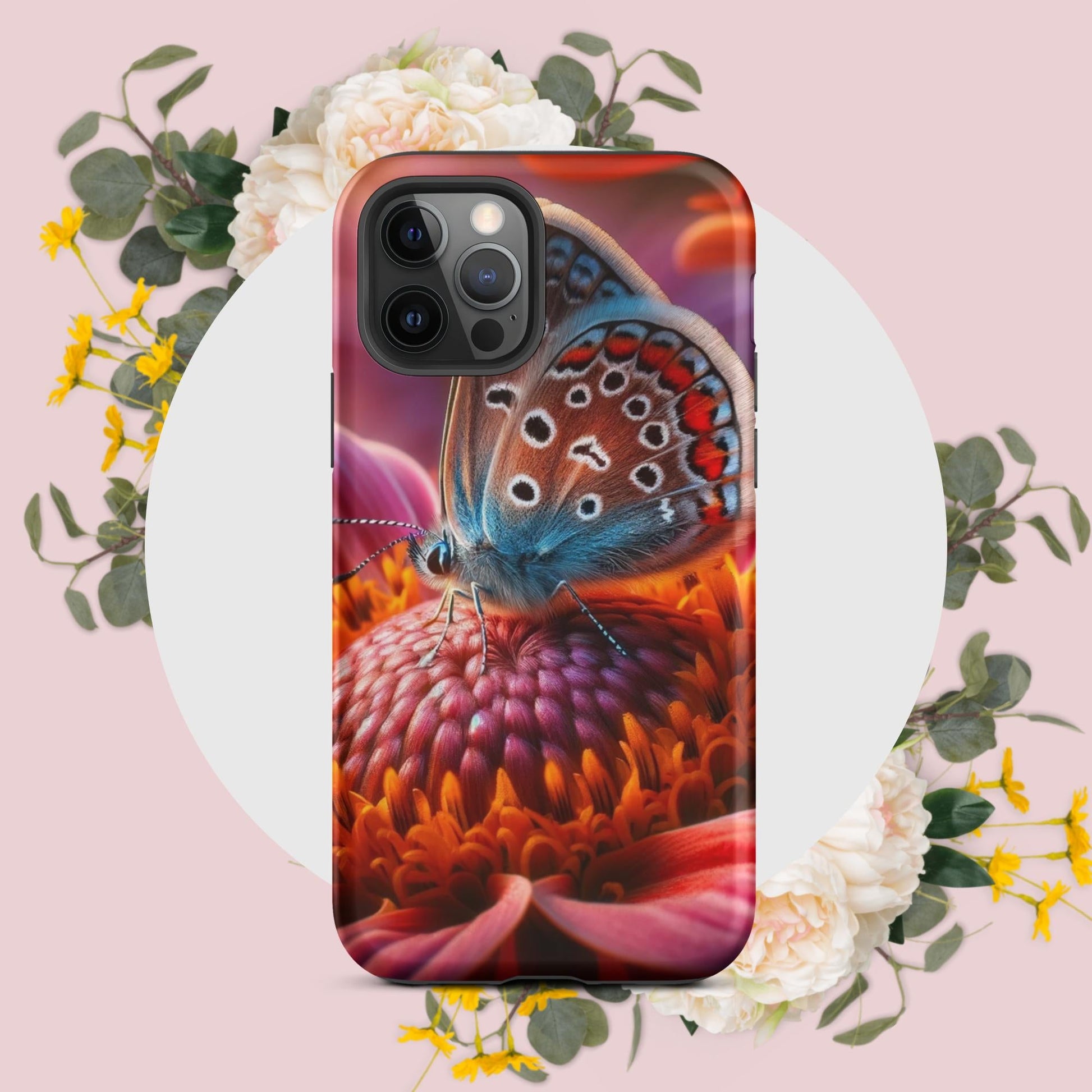 The Hologram Hook Up Matte / iPhone 12 Pro Butterfly Abode Tough Case for iPhone®