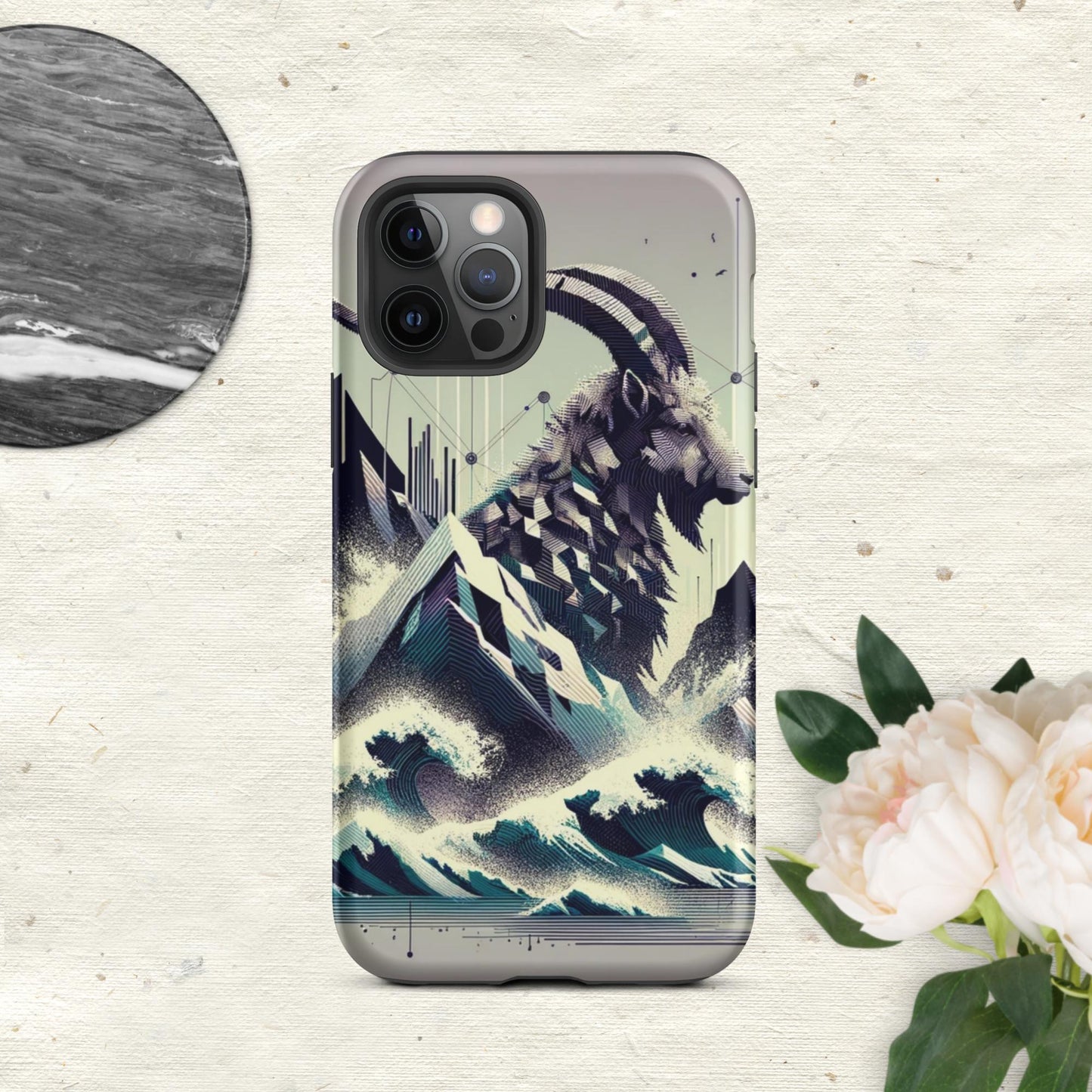 The Hologram Hook Up Matte / iPhone 12 Pro Capricorn Tough Case for iPhone®