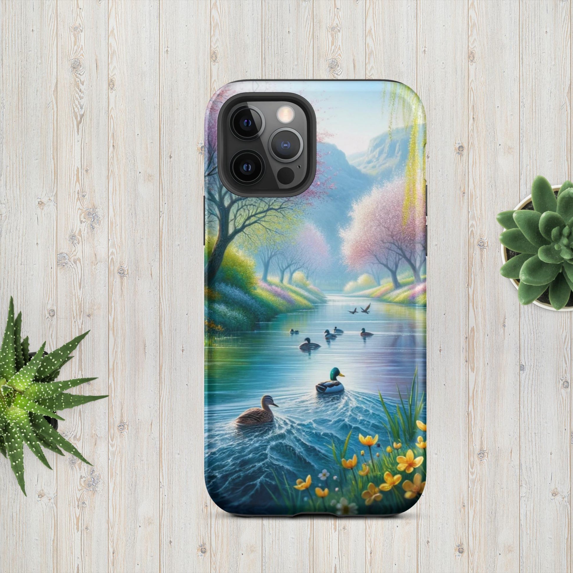 The Hologram Hook Up Matte / iPhone 12 Pro Duck's Haven Tough Case for iPhone®