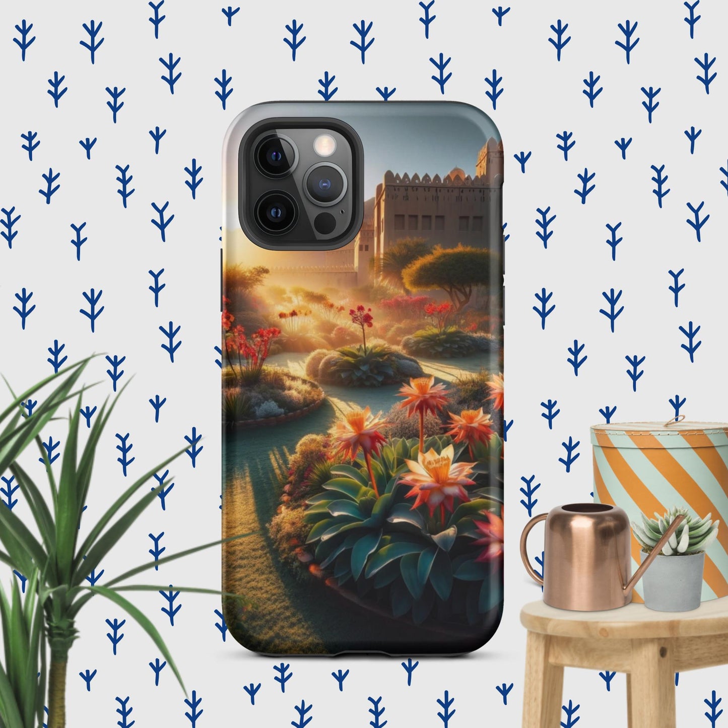 The Hologram Hook Up Matte / iPhone 12 Pro Enchanted Gardens Tough Case for iPhone®