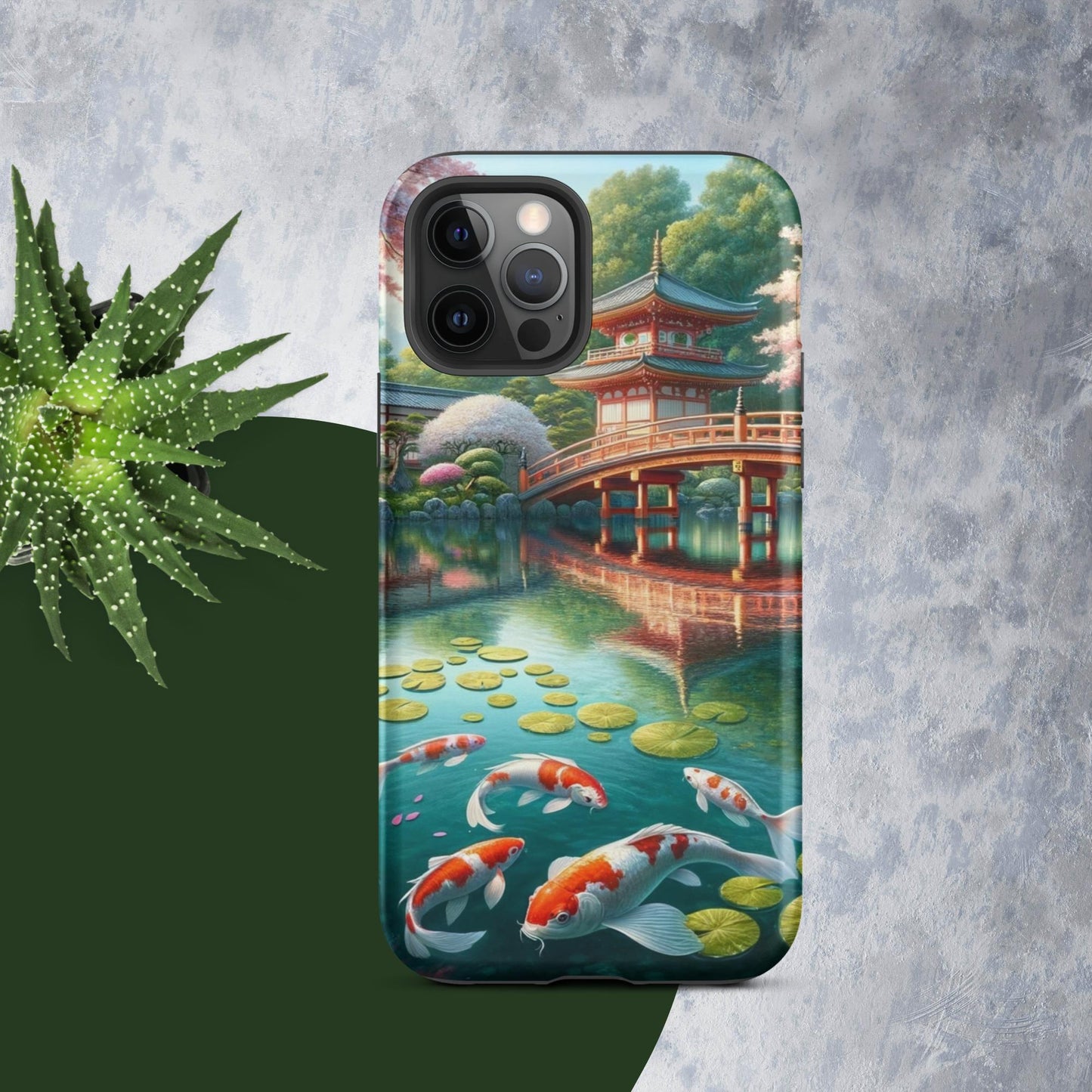 The Hologram Hook Up Matte / iPhone 12 Pro Koi Paradise Tough Case for iPhone®