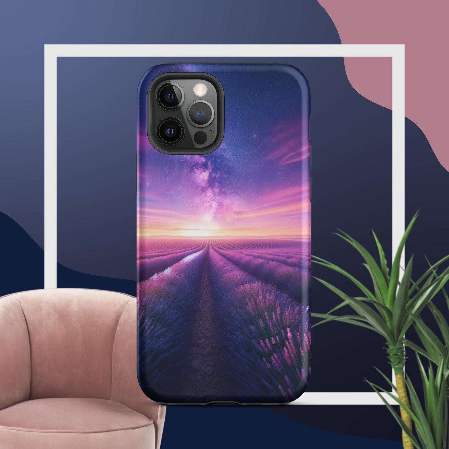 The Hologram Hook Up Matte / iPhone 12 Pro Lavender Fields Forever Tough Case for iPhone®