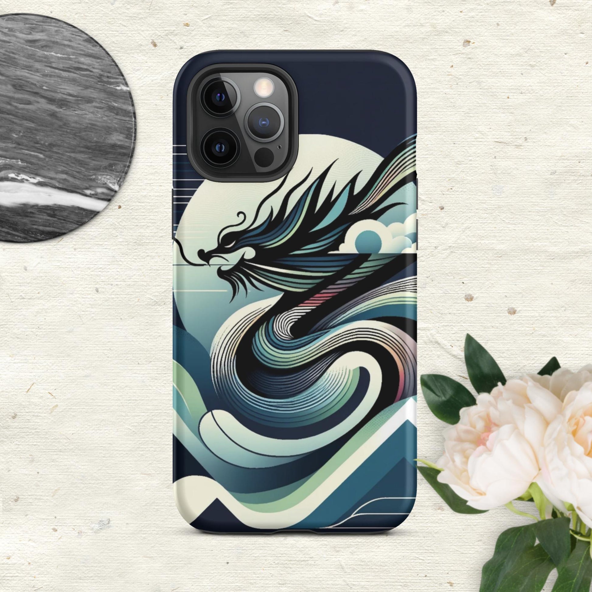 The Hologram Hook Up Matte / iPhone 12 Pro Max Dragon Icon Tough Case for iPhone®