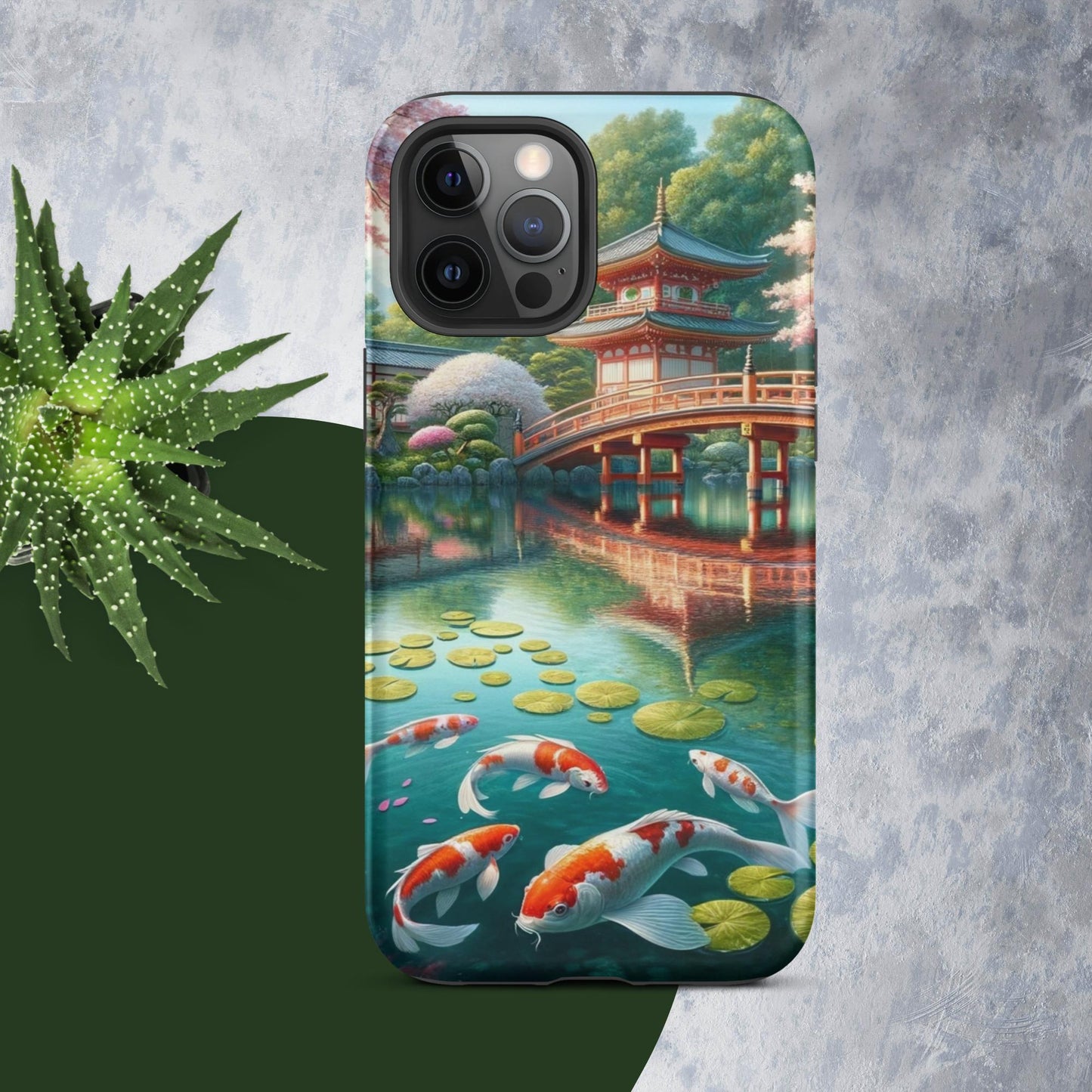 The Hologram Hook Up Matte / iPhone 12 Pro Max Koi Paradise Tough Case for iPhone®