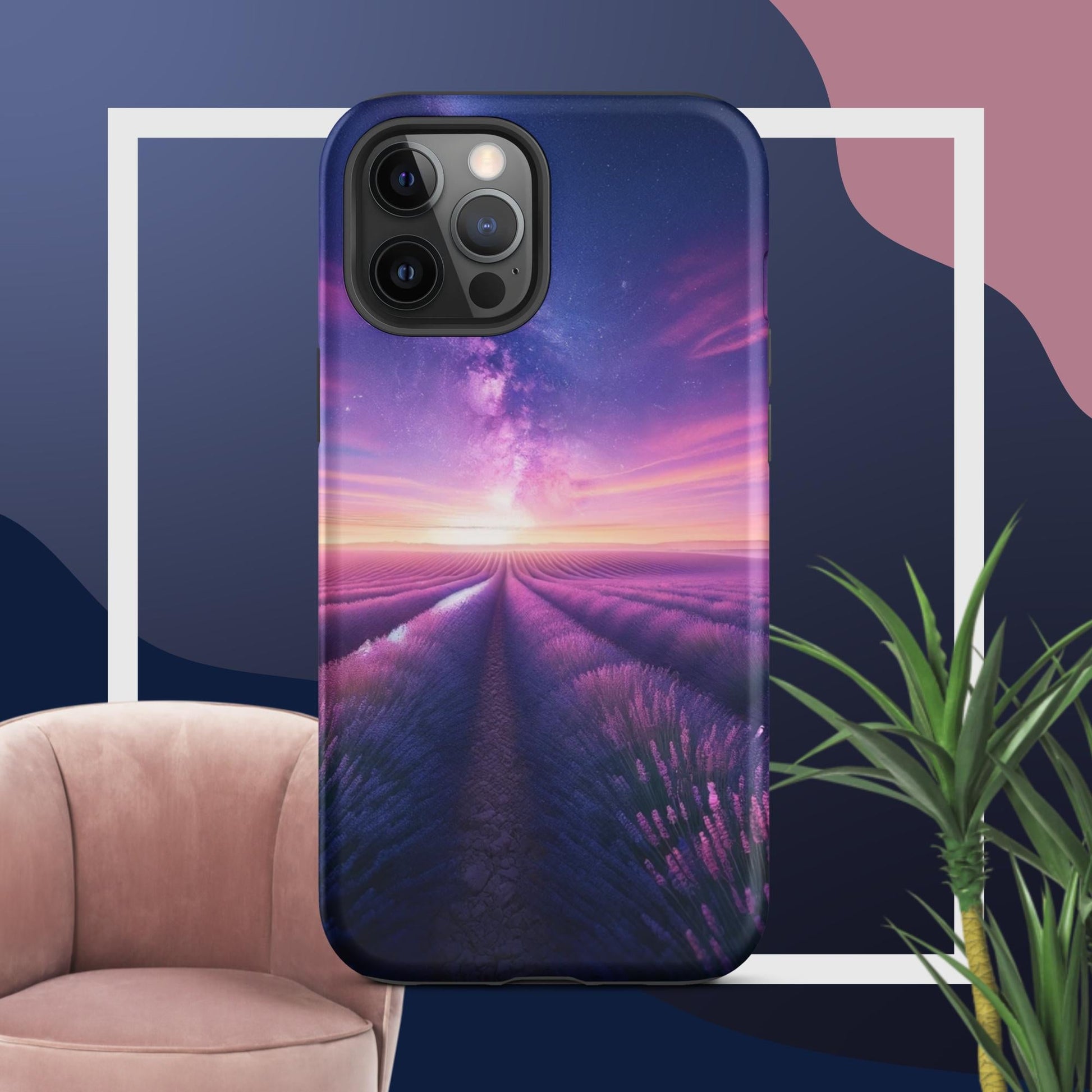 The Hologram Hook Up Matte / iPhone 12 Pro Max Lavender Fields Forever Tough Case for iPhone®