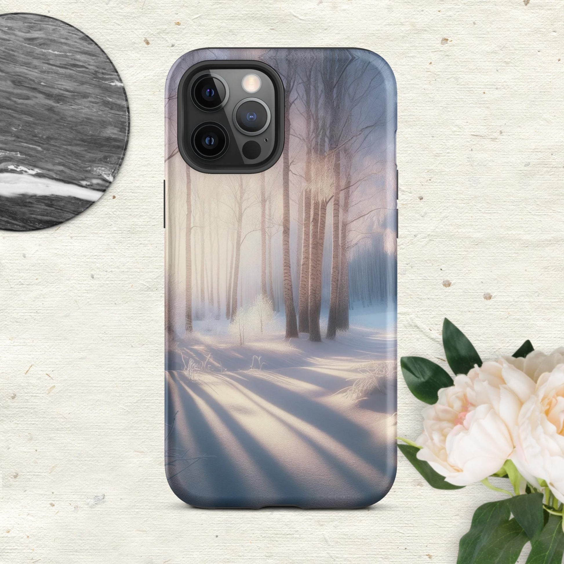 The Hologram Hook Up Matte / iPhone 12 Pro Max Snowy Escapade Tough Case for iPhone®