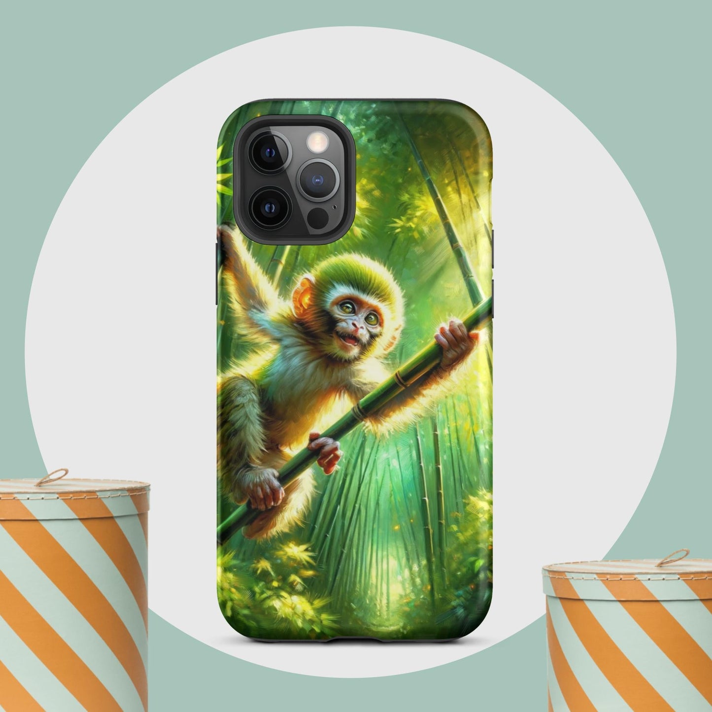 The Hologram Hook Up Matte / iPhone 12 Pro Monkey Tough Case for iPhone®