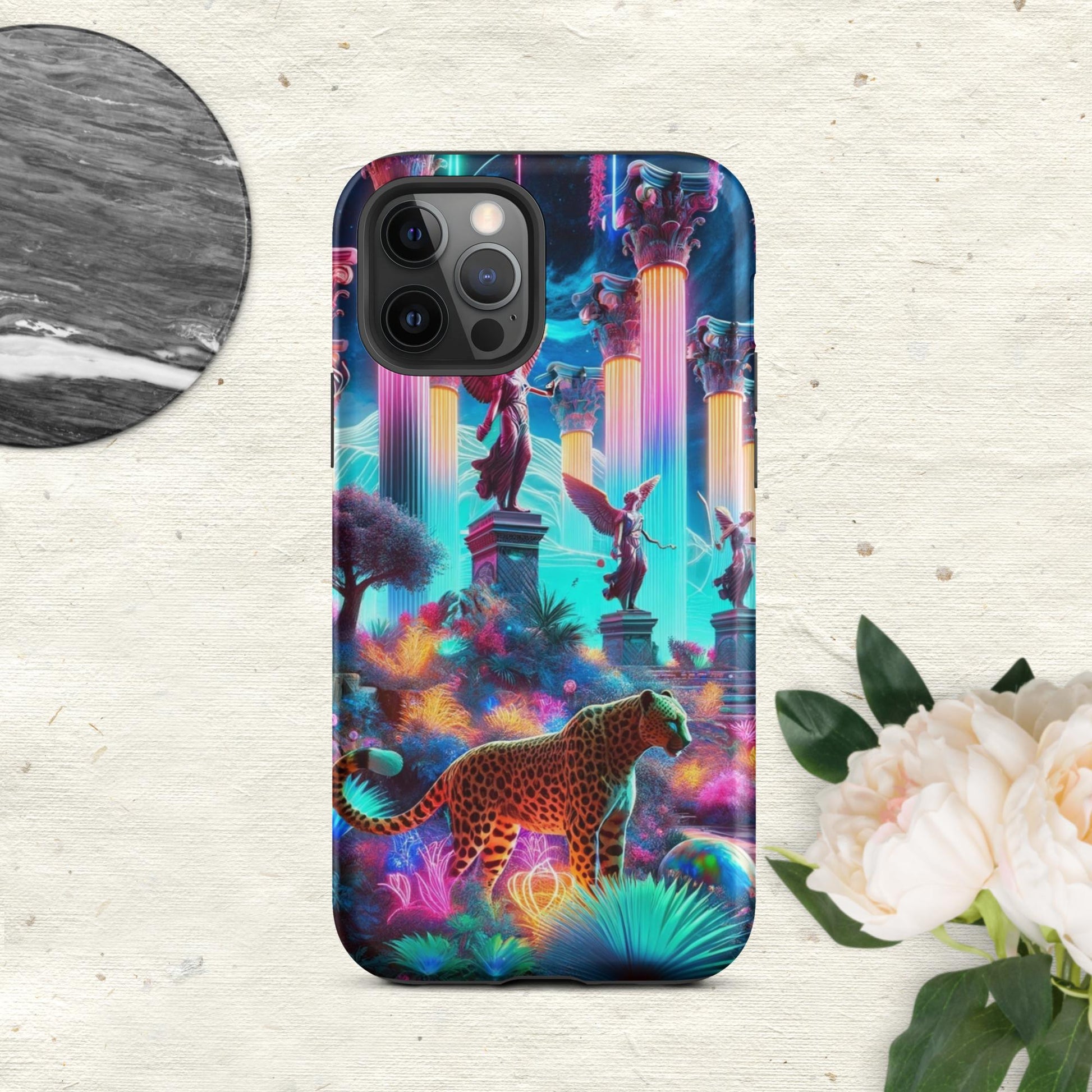 The Hologram Hook Up Matte / iPhone 12 Pro Neon Wonder Tough Case for iPhone®