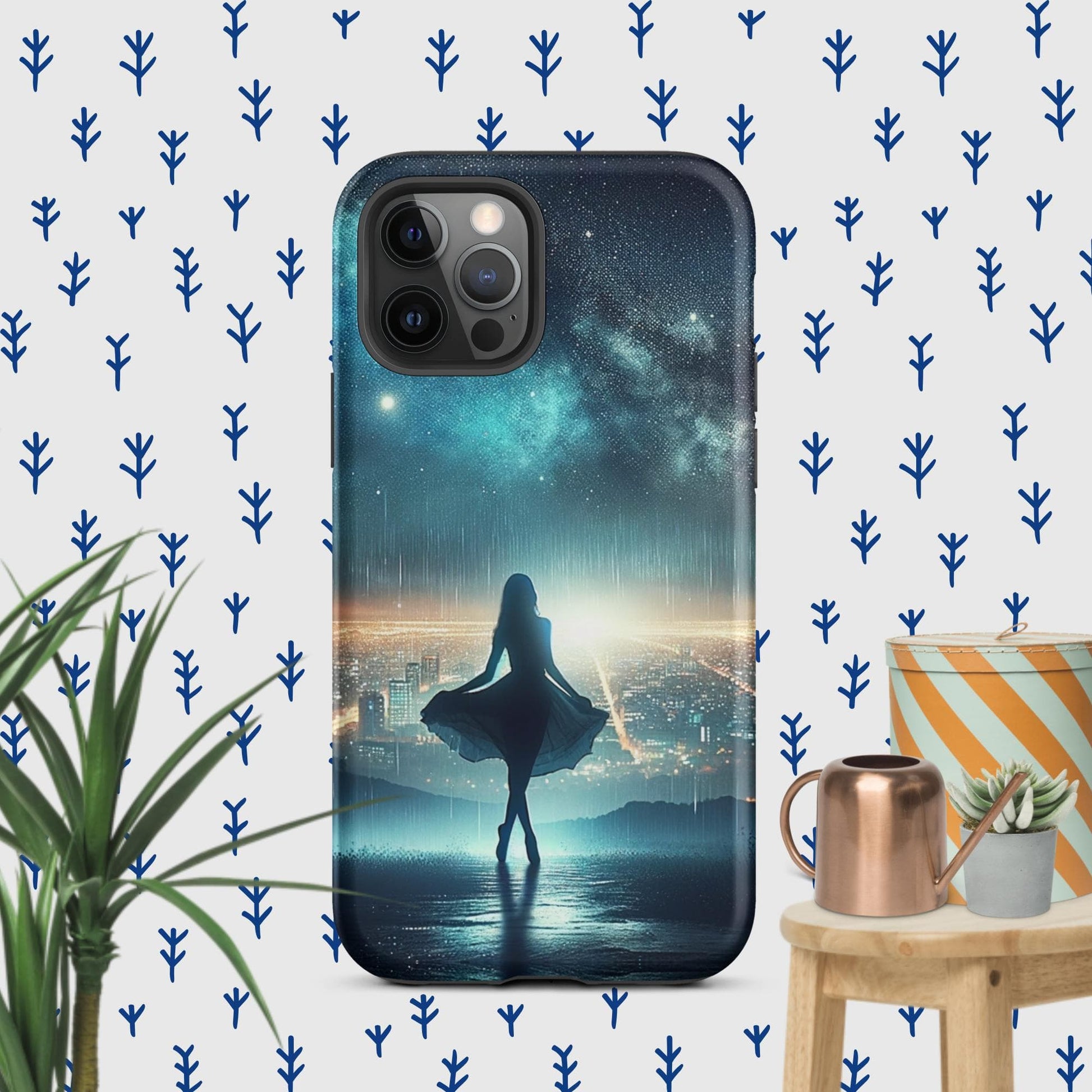 The Hologram Hook Up Matte / iPhone 12 Pro Night Dance Tough Case for iPhone®