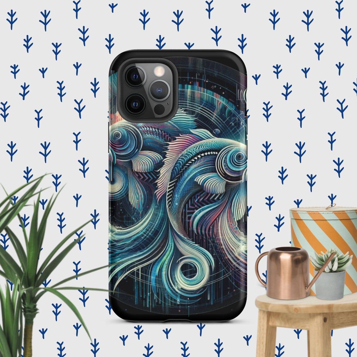 The Hologram Hook Up Matte / iPhone 12 Pro Pisces Tough Case for iPhone®