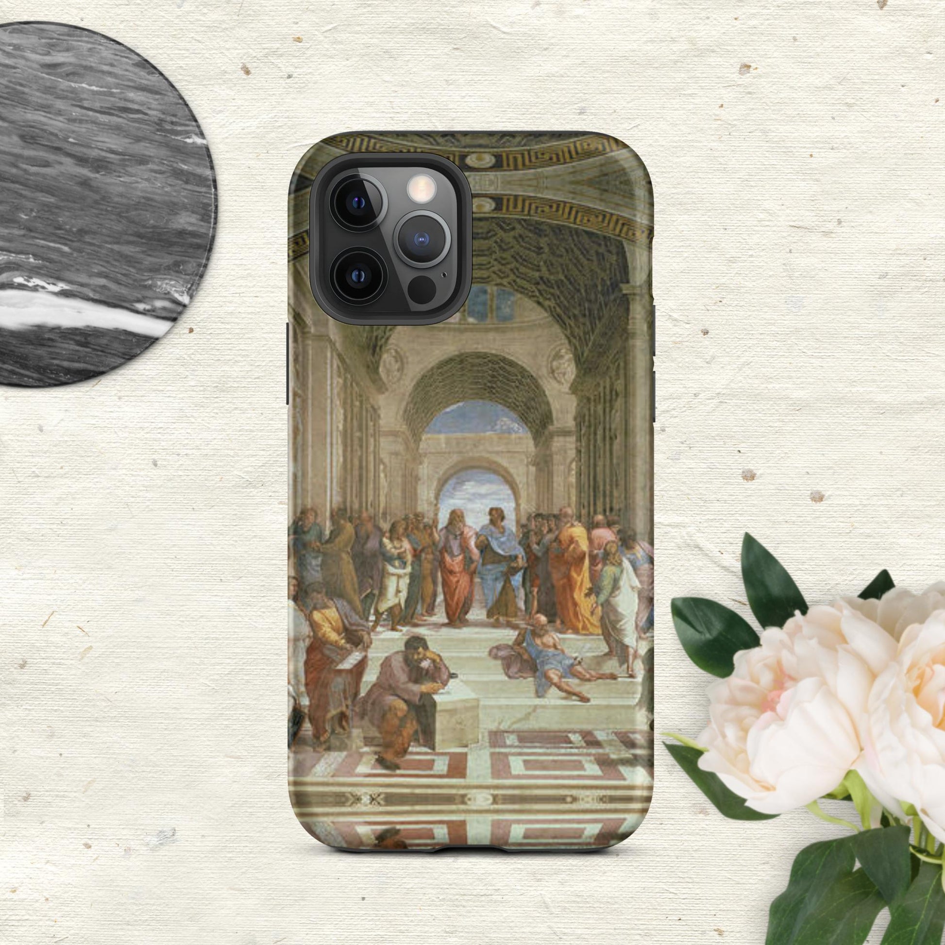 The Hologram Hook Up Matte / iPhone 12 Pro Reflections of Athens Tough Case for iPhone®