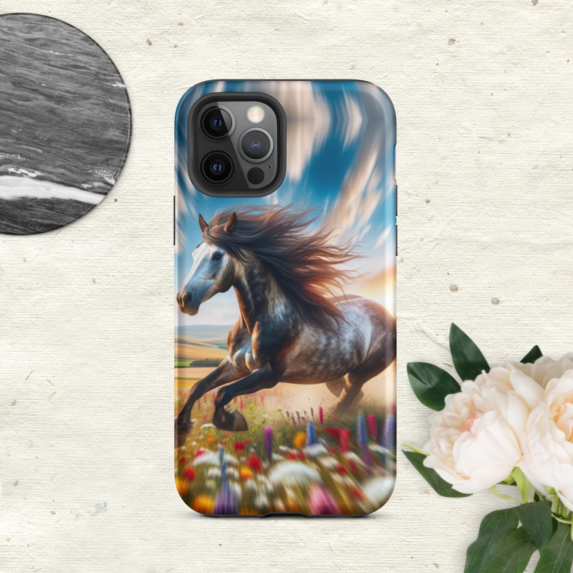 The Hologram Hook Up Matte / iPhone 12 Pro Speed Horse Tough Case for iPhone®