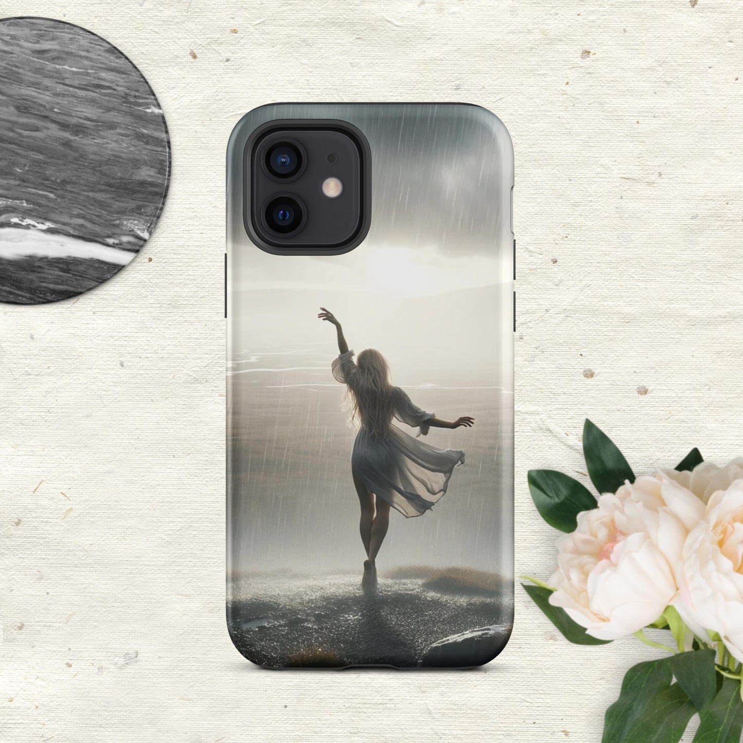 The Hologram Hook Up Matte / iPhone 12 Rain Blessing Tough Case for iPhone®