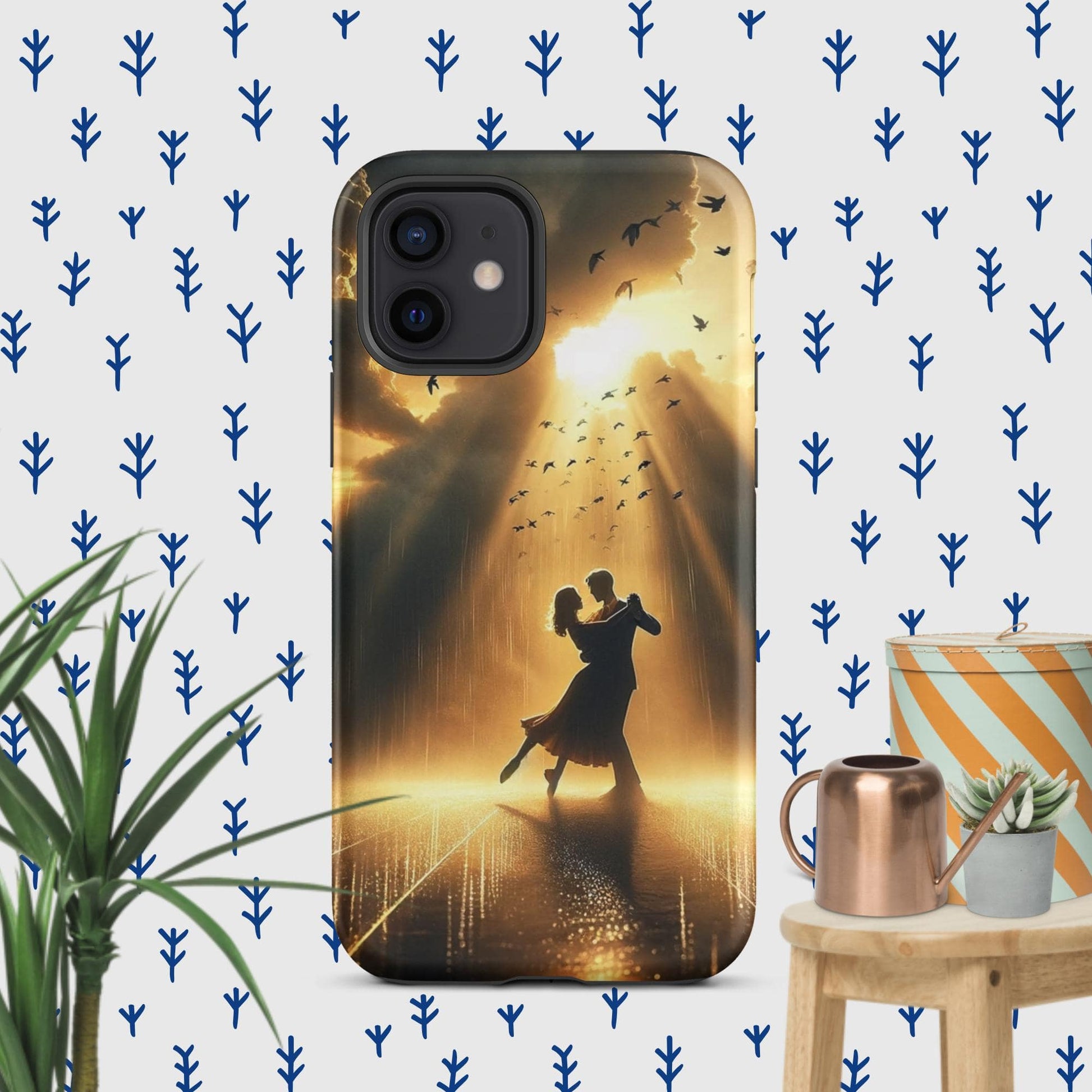 The Hologram Hook Up Matte / iPhone 12 Rain Dance Tough Case for iPhone®