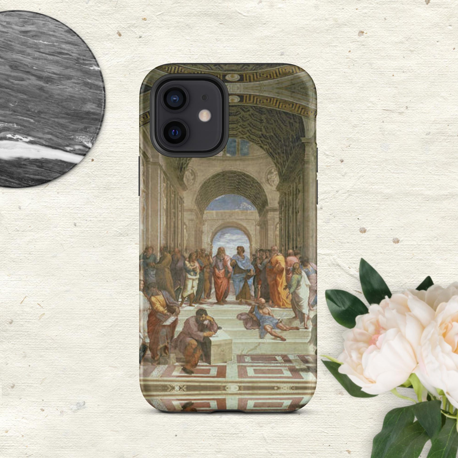 The Hologram Hook Up Matte / iPhone 12 Reflections of Athens Tough Case for iPhone®