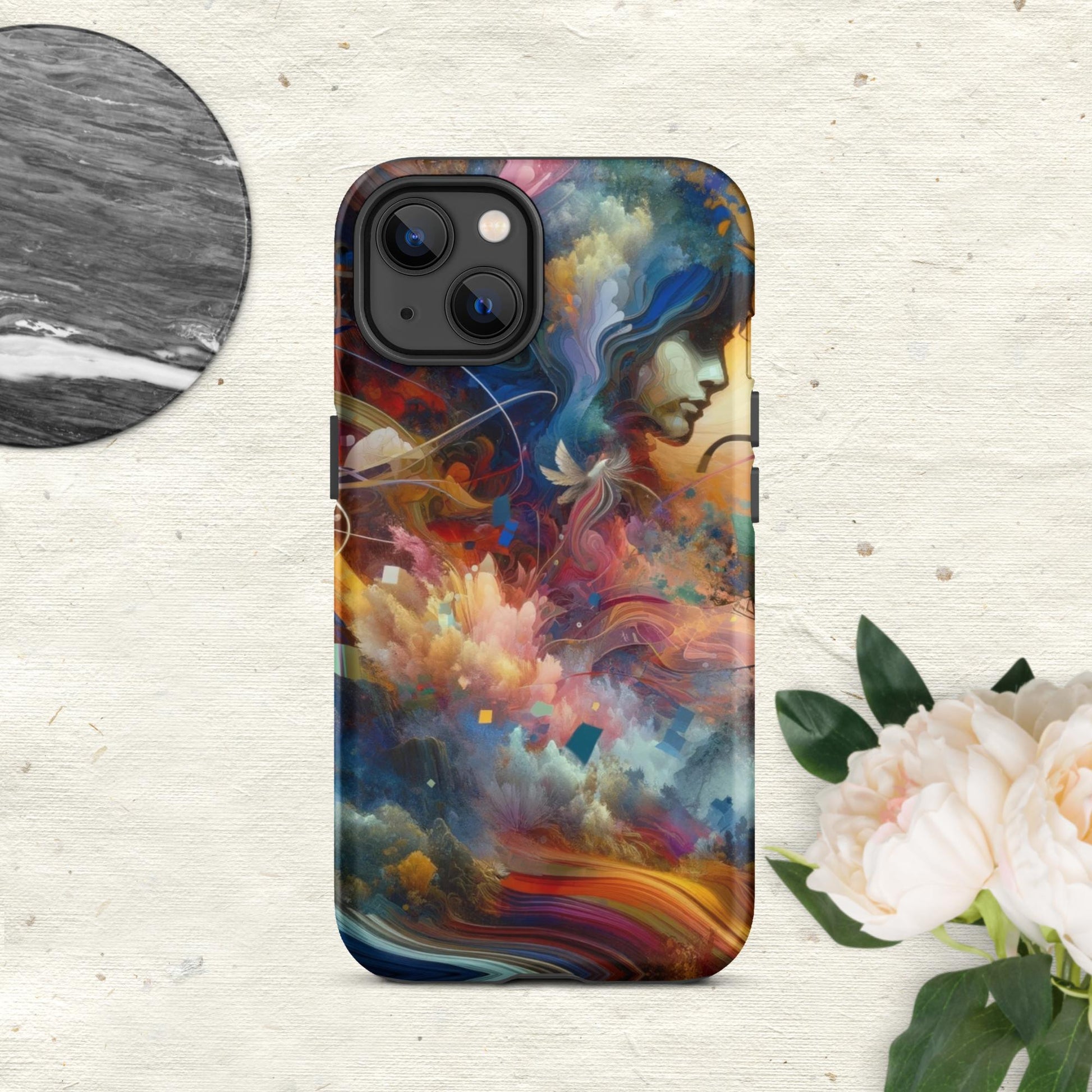 The Hologram Hook Up Matte / iPhone 13 Blossoming Mind Tough Case for iPhone®