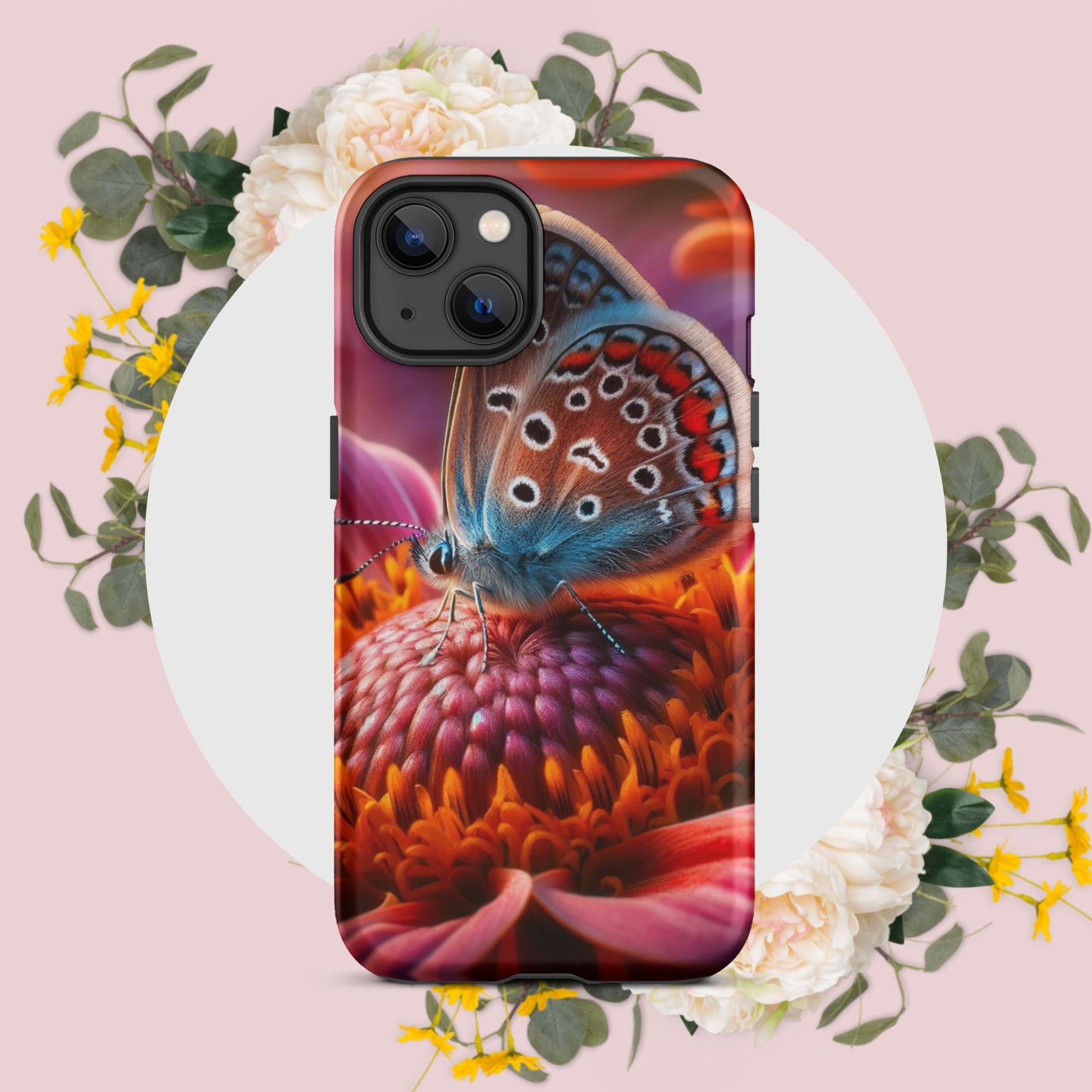 The Hologram Hook Up Matte / iPhone 13 Butterfly Abode Tough Case for iPhone®