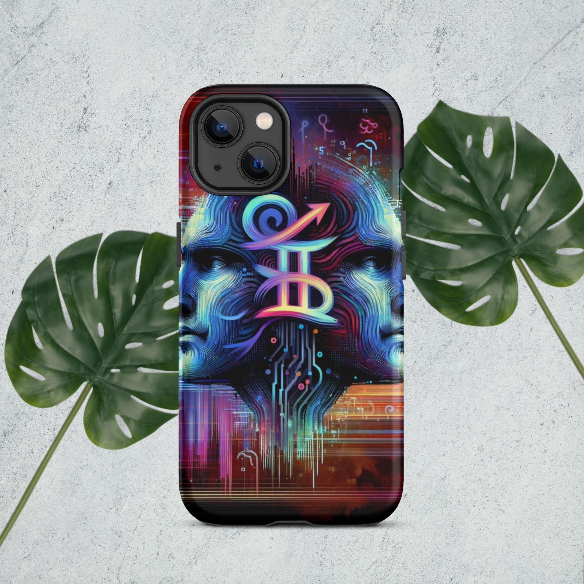 The Hologram Hook Up Matte / iPhone 13 Gemini Tough Case for iPhone®