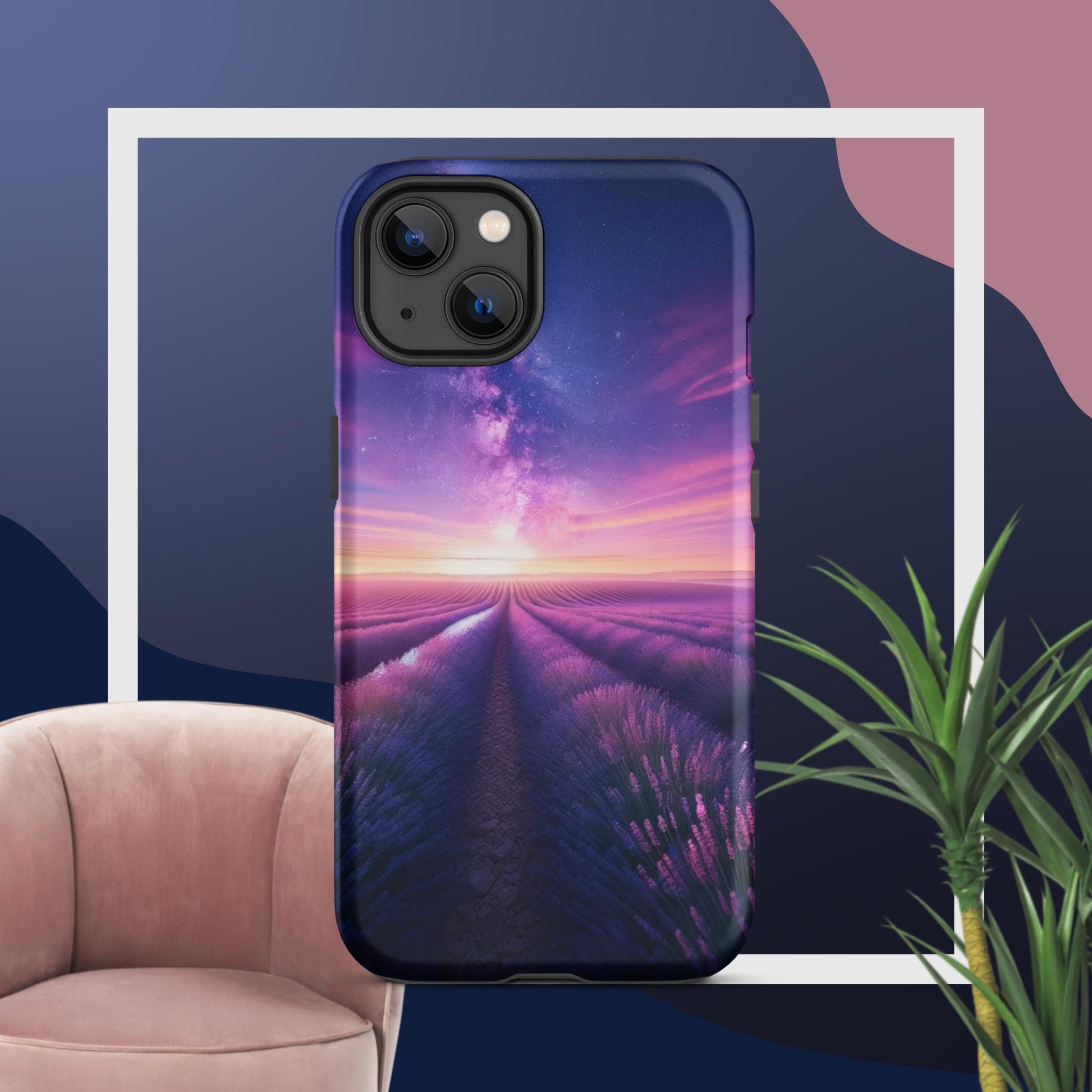 The Hologram Hook Up Matte / iPhone 13 Lavender Fields Forever Tough Case for iPhone®