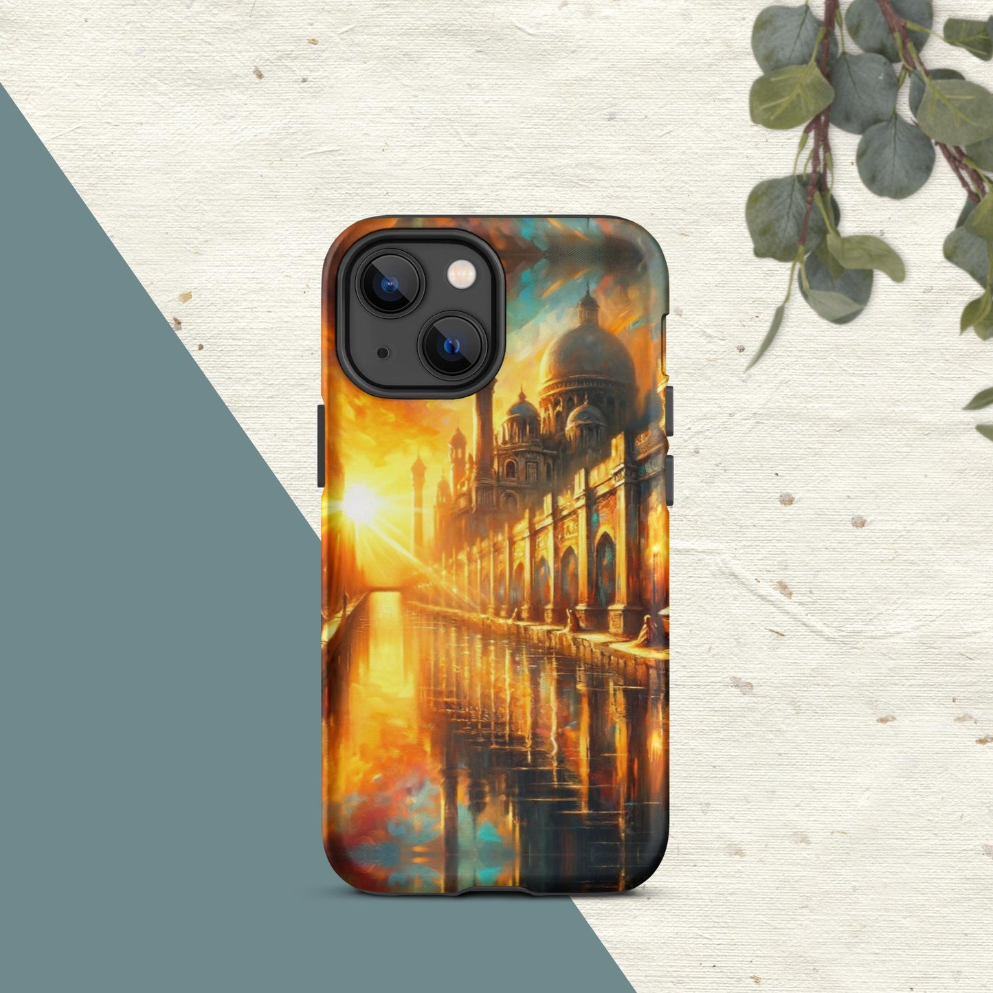 The Hologram Hook Up Matte / iPhone 13 mini Ancient Trade Tough Case for iPhone®