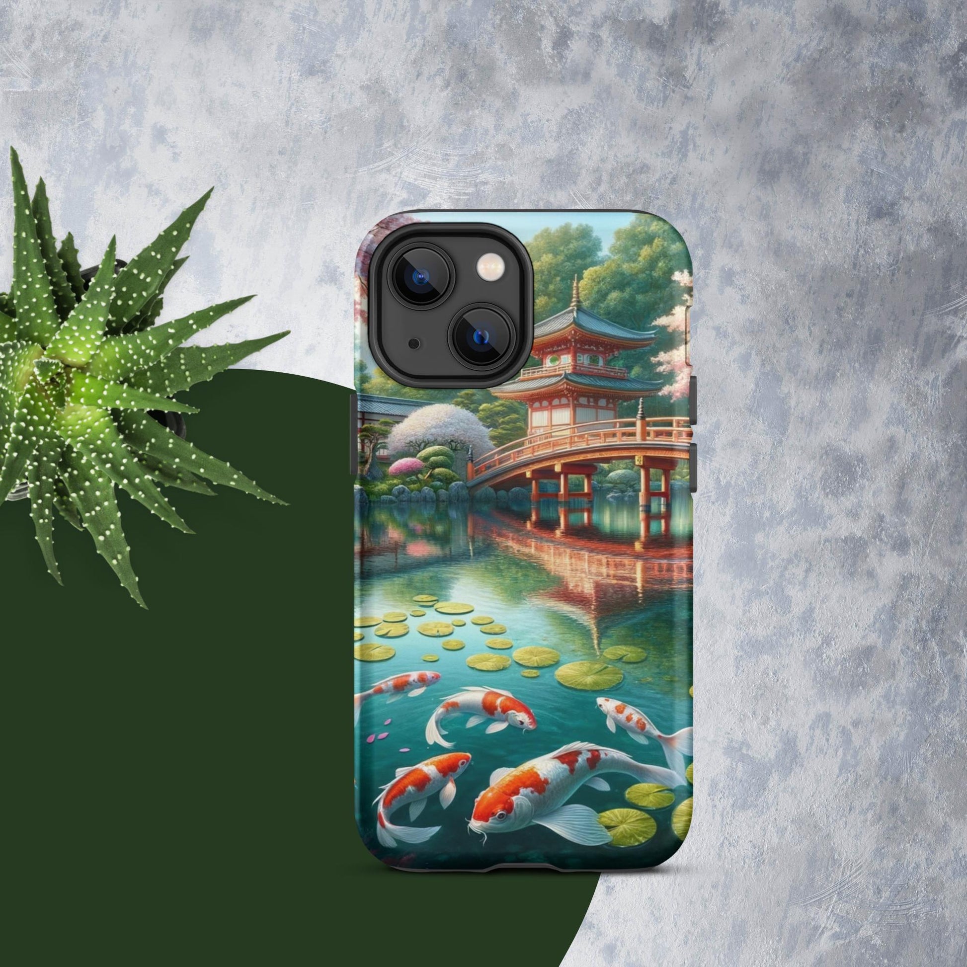The Hologram Hook Up Matte / iPhone 13 mini Koi Paradise Tough Case for iPhone®
