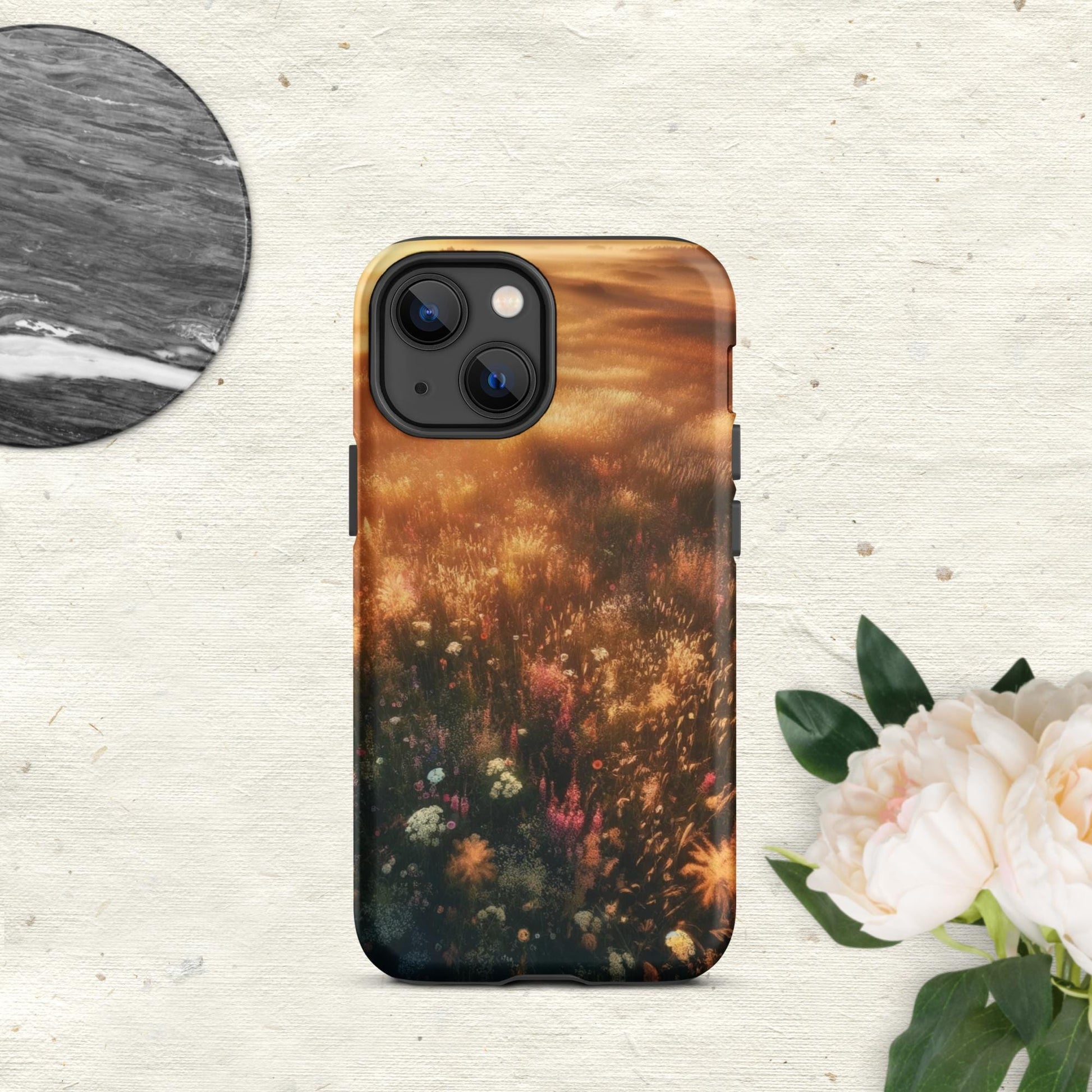 The Hologram Hook Up Matte / iPhone 13 mini Morning Meadows Tough Case for iPhone®