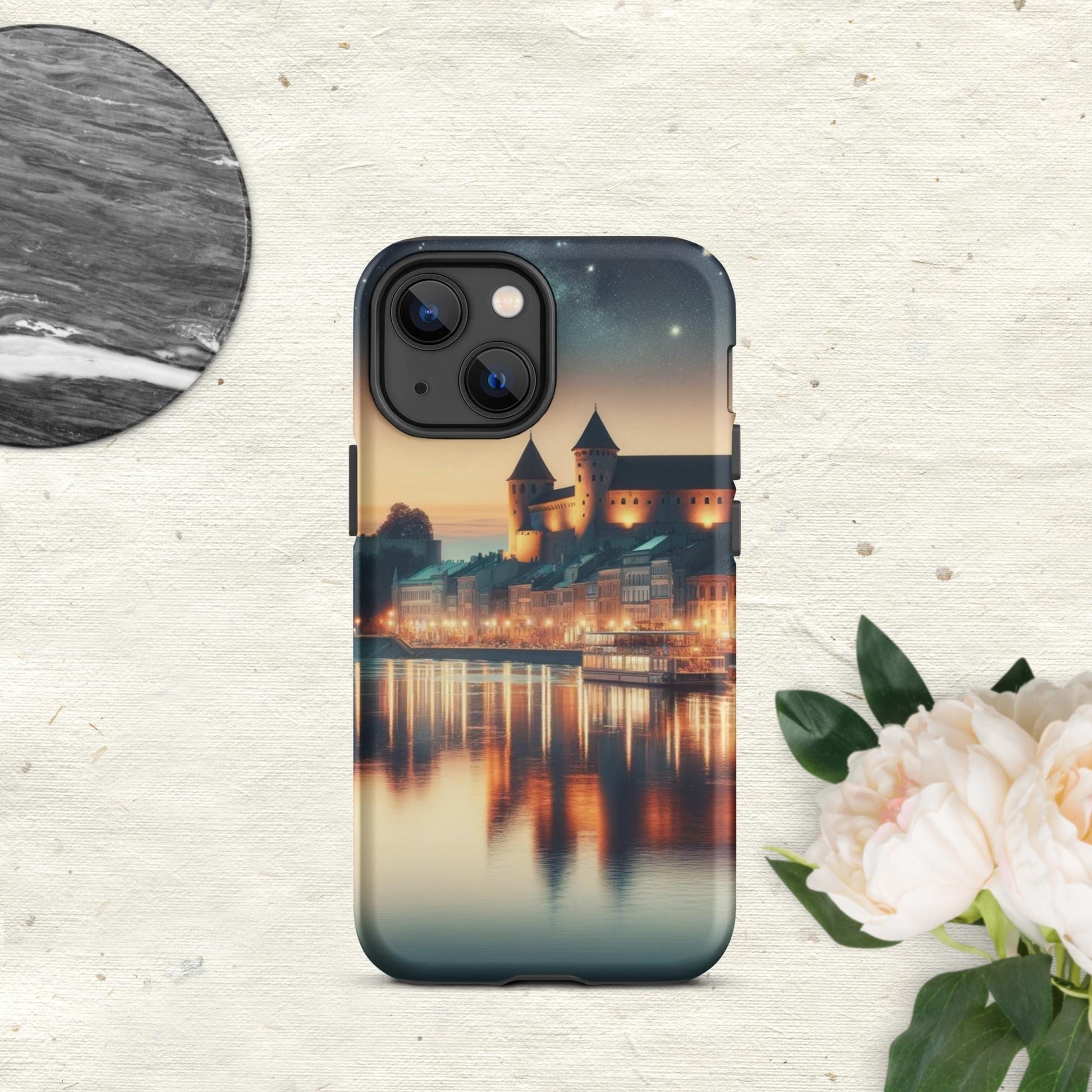 The Hologram Hook Up Matte / iPhone 13 mini Peace River Tough Case for iPhone®