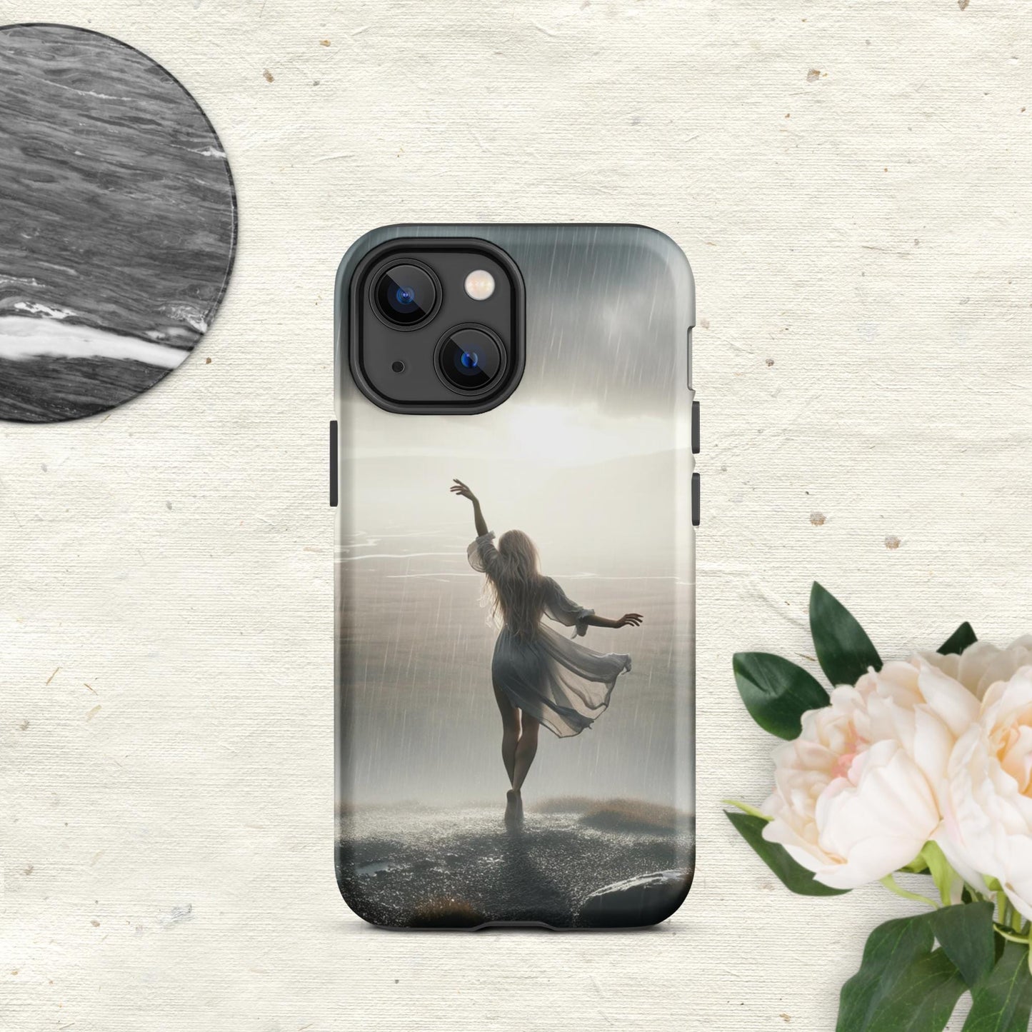 The Hologram Hook Up Matte / iPhone 13 mini Rain Blessing Tough Case for iPhone®