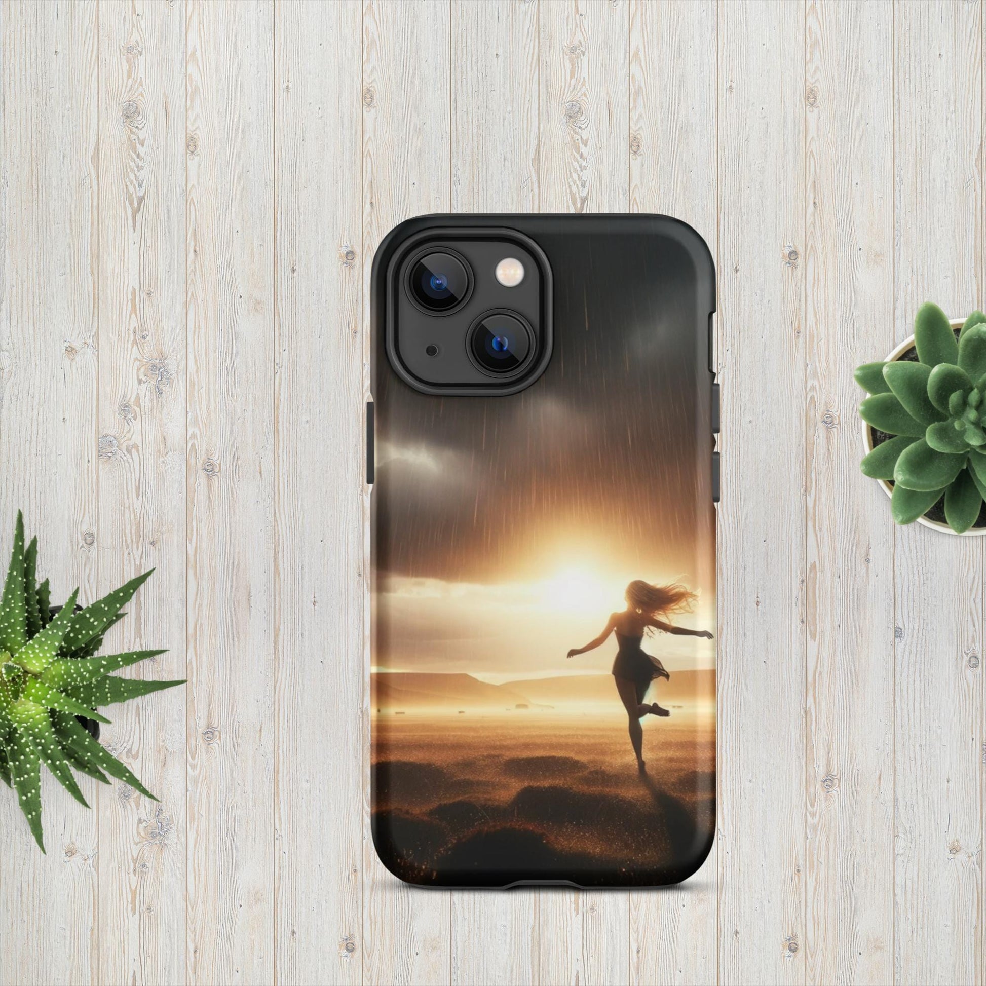 The Hologram Hook Up Matte / iPhone 13 mini Rain Dancer Tough Case for iPhone®