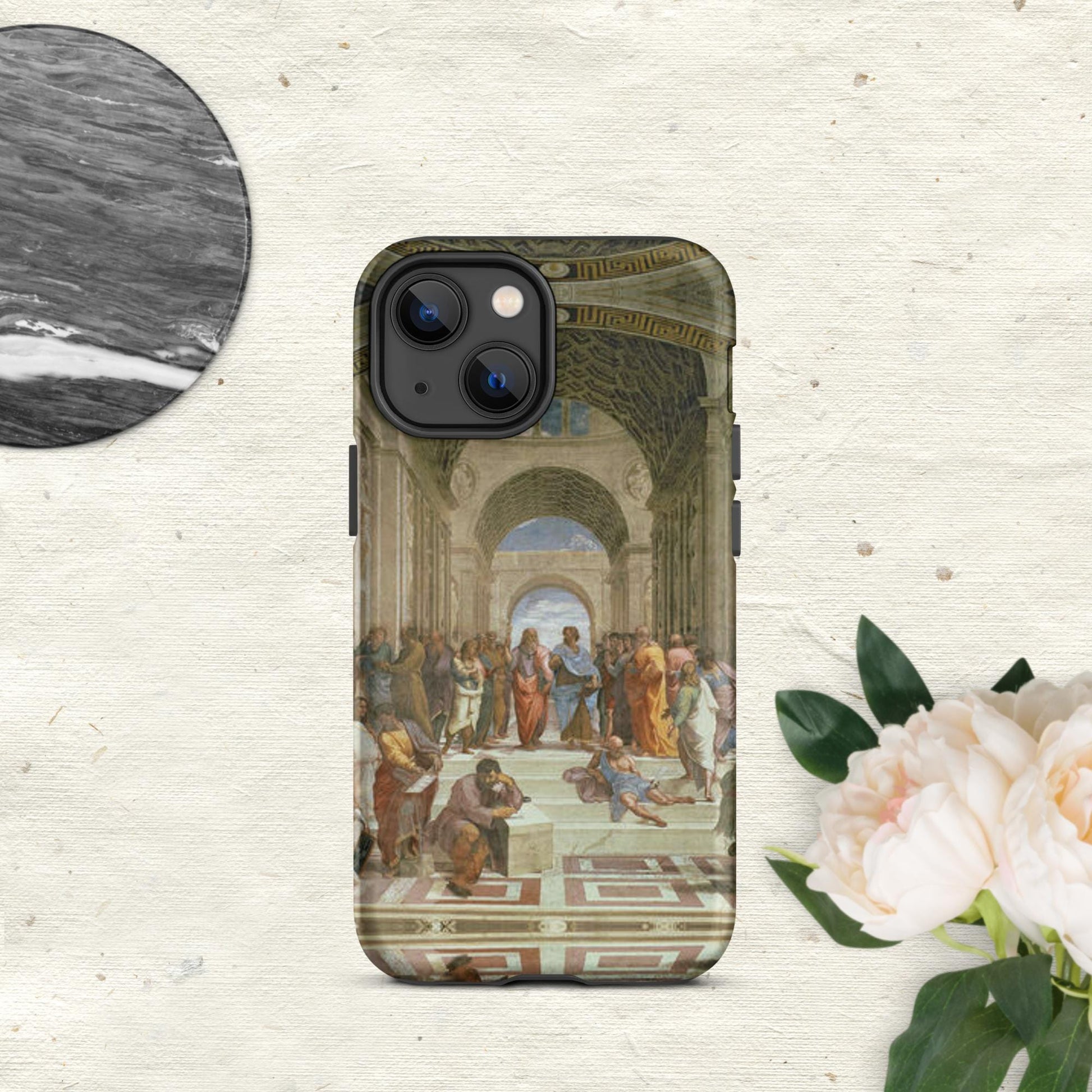 The Hologram Hook Up Matte / iPhone 13 mini Reflections of Athens Tough Case for iPhone®