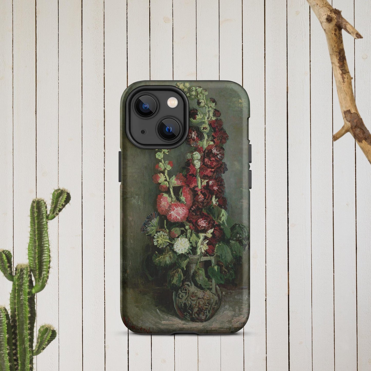 The Hologram Hook Up Matte / iPhone 13 mini Vincent's Hollyhocks Tough Case for iPhone®